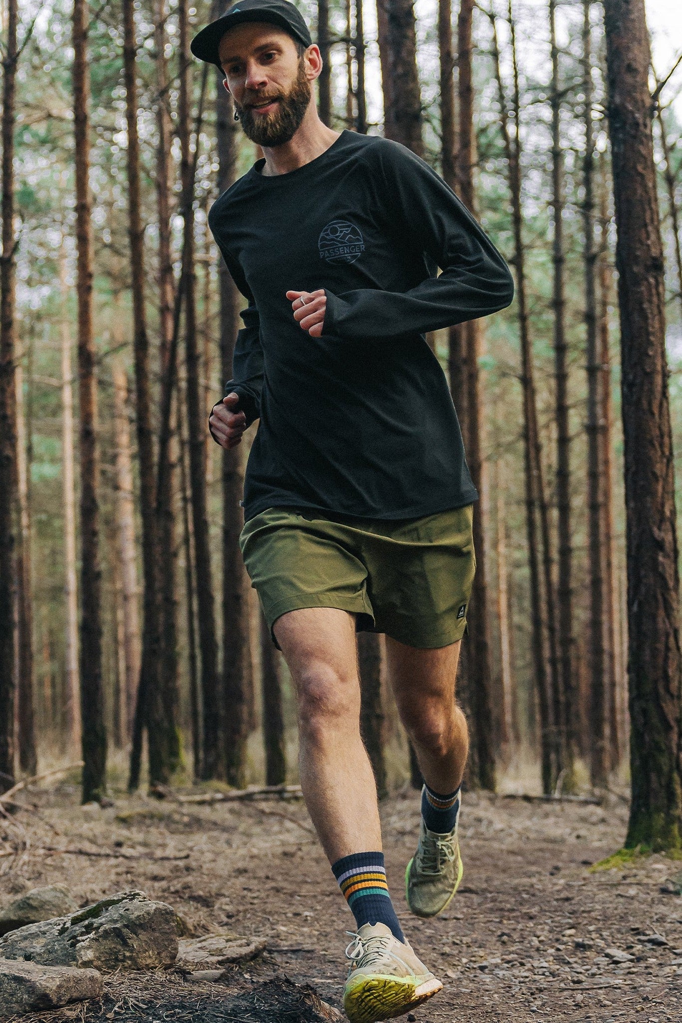PASSENGER - Emerge Trail Cap - Black - BACKYARD