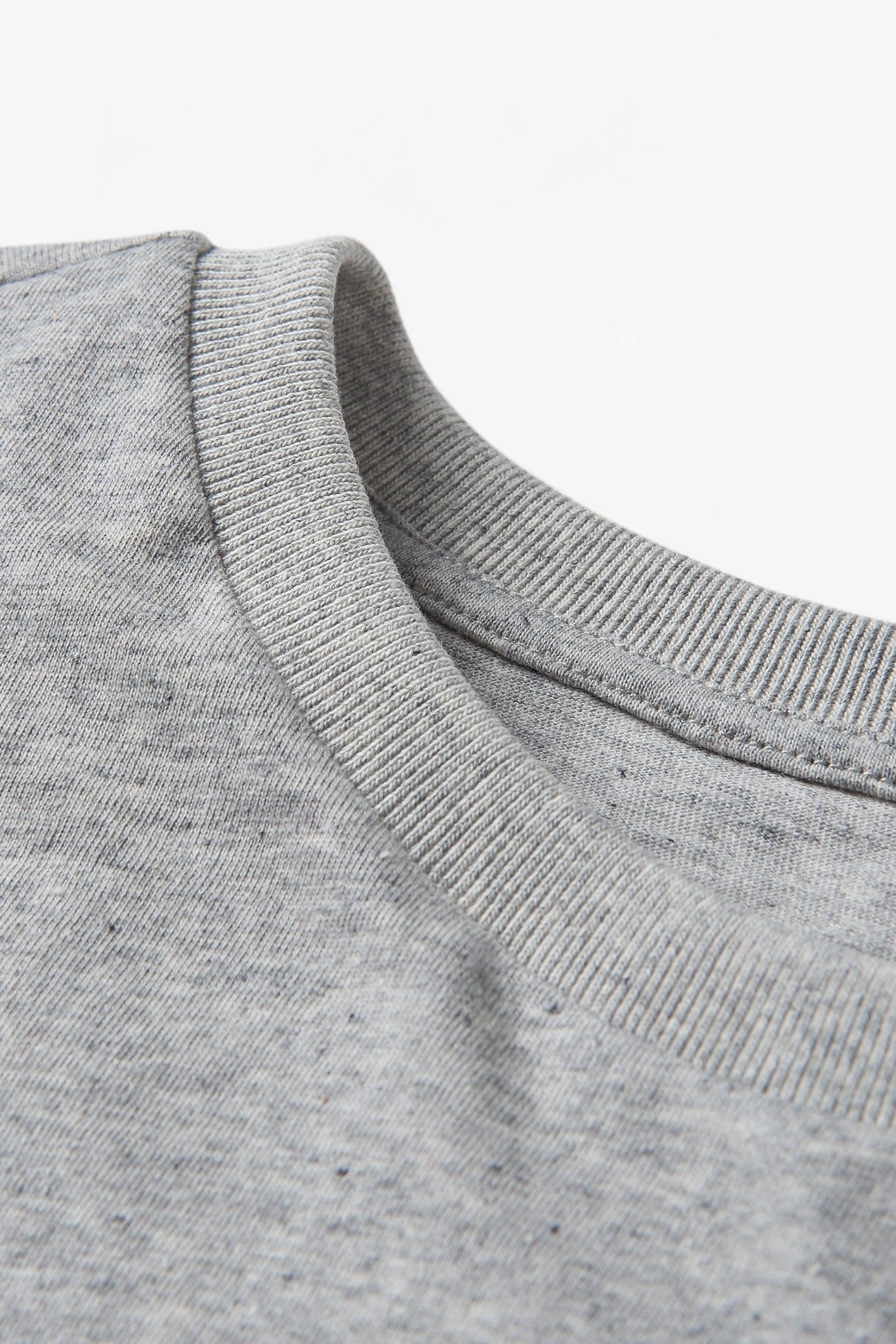 PASSENGER - Escapism Recycled Cotton T-Shirt - Grey Marl - BACKYARD