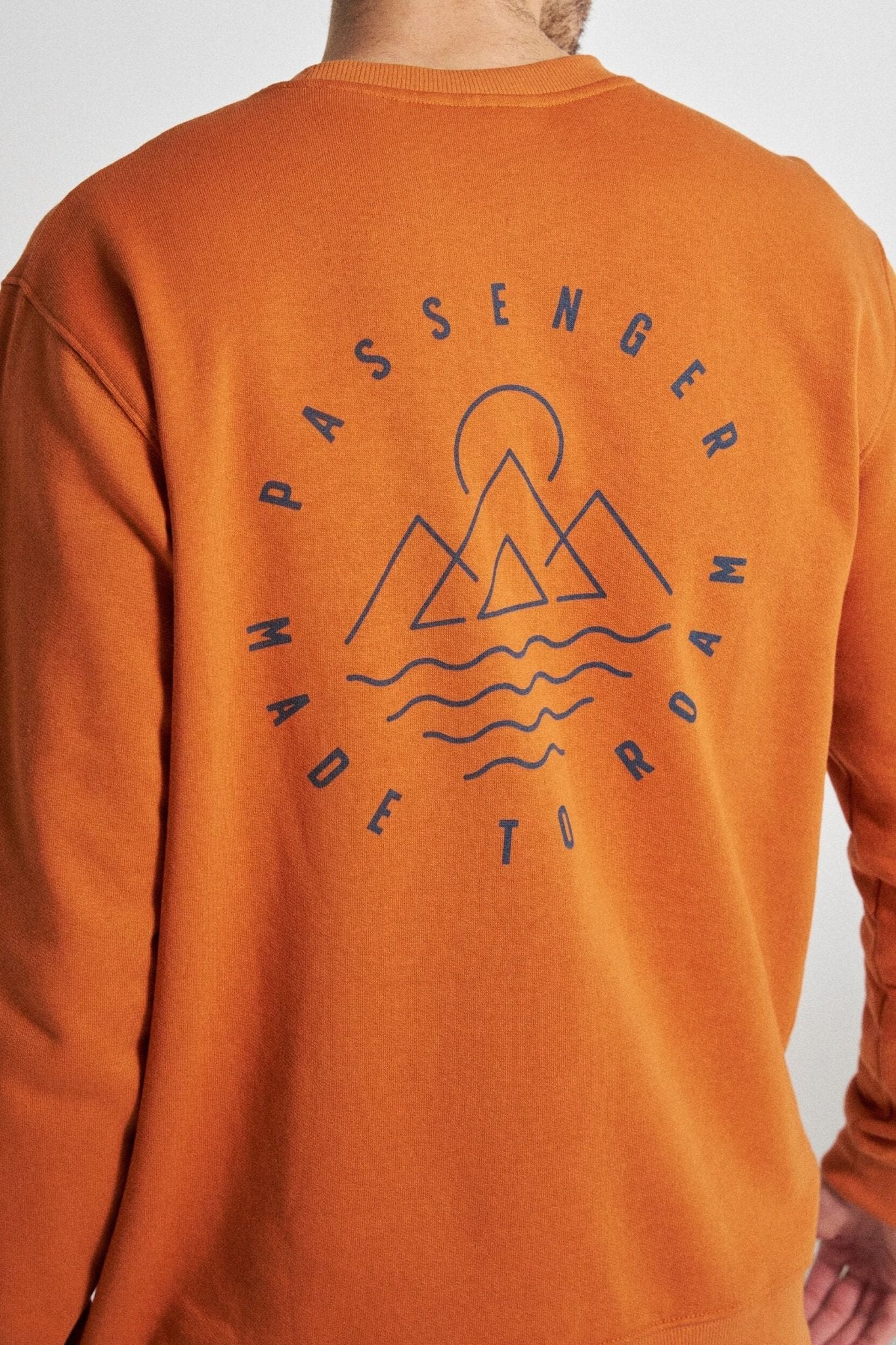PASSENGER - Escapism Sweatshirt - Sunset Orange - BACKYARD