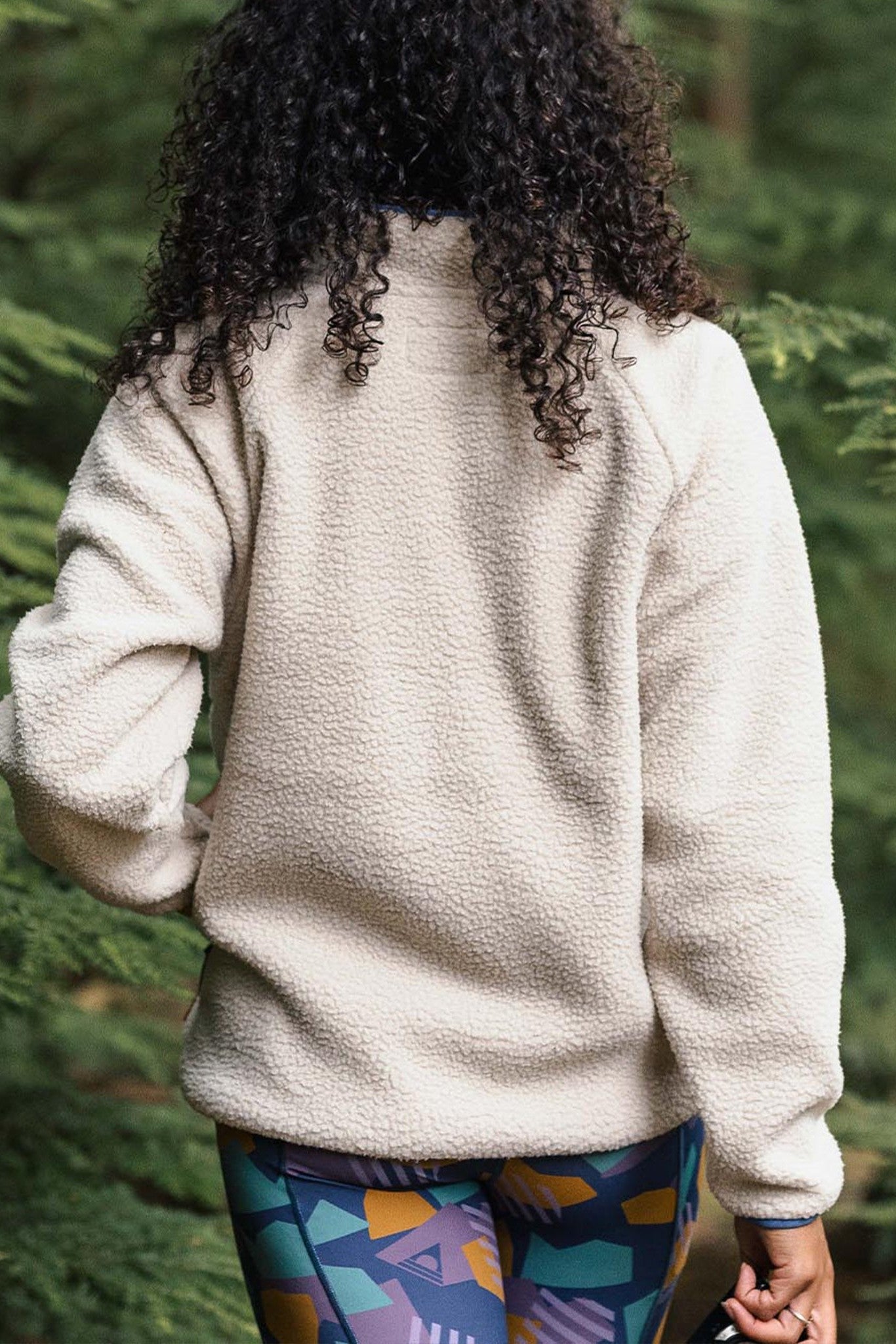 PASSENGER - Fairbanks 2.0 Full Zip Recycled Sherpa Fleece - Oatmeal - BACKYARD