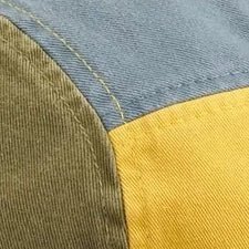 PASSENGER-Fixie Organic 5 Panel Cap 2.0-Dusty Ochre Stormy Blue-BACKYARD