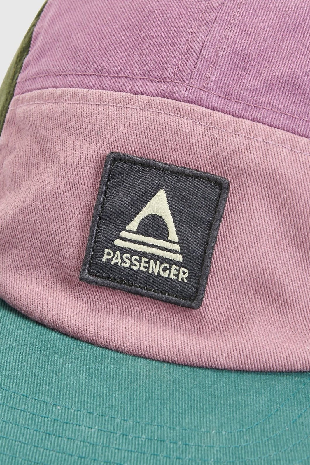 PASSENGER - Fixie Organic 5 Panel Cap 2.0 - Grape Multi - BACKYARD