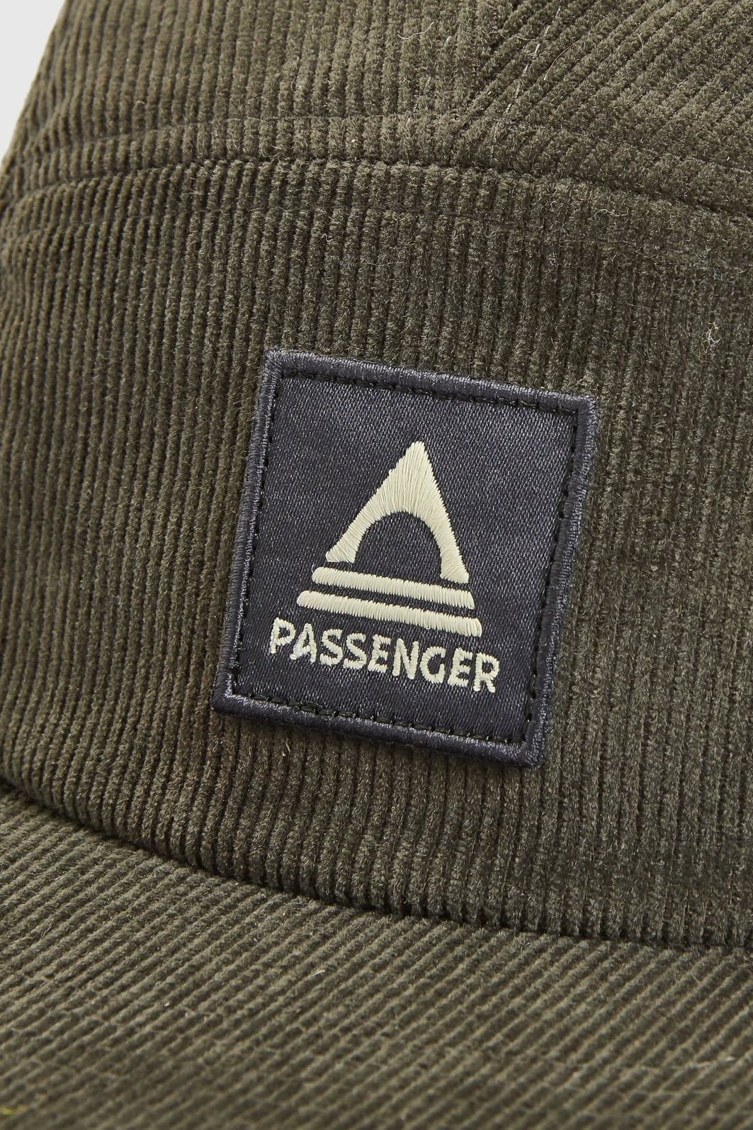 PASSENGER - Fixie Organic Cord 5 Panel Cap - Khaki - BACKYARD