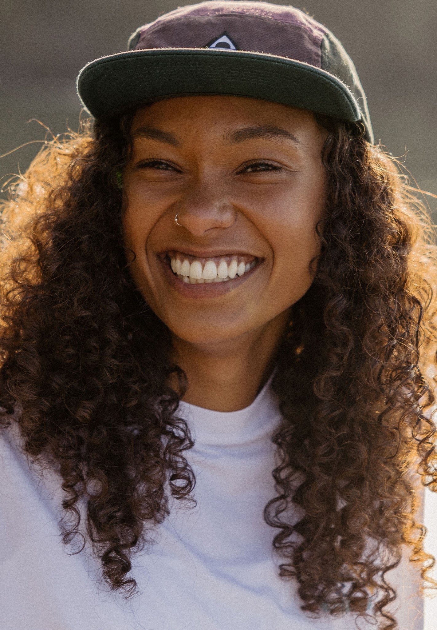 PASSENGER - Fixie Recycled 5 Panel Cap - Grape Multi - BACKYARD