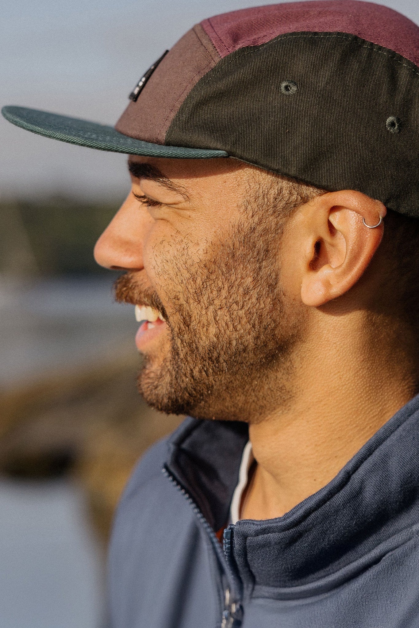 PASSENGER - Fixie Recycled 5 Panel Cap - Grape Multi - BACKYARD