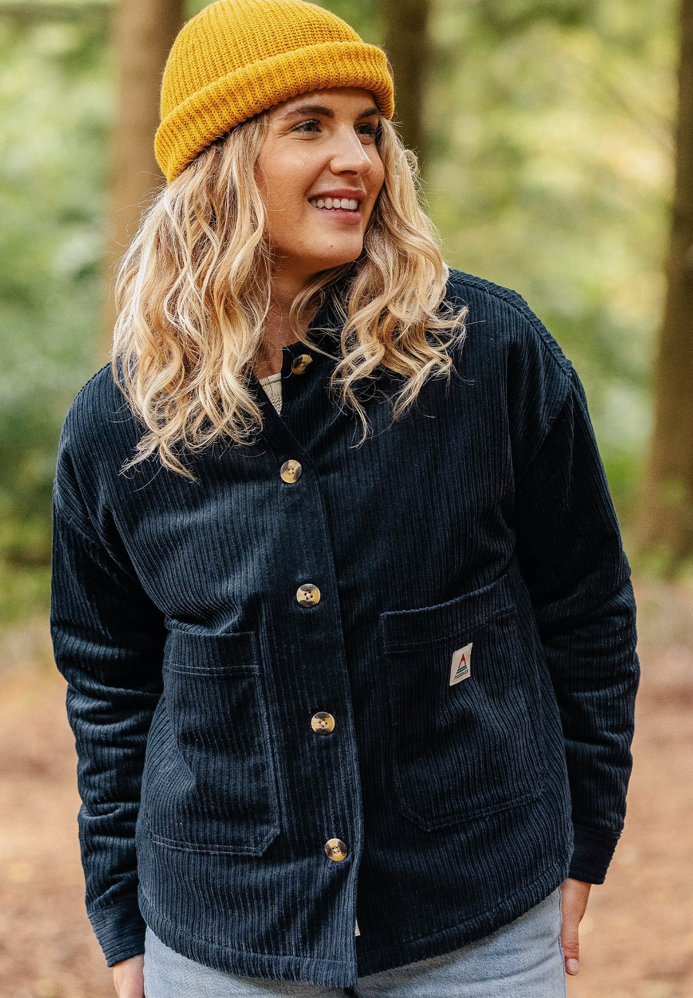 PASSENGER - Flint Corduroy Overshirt - Deep Navy - BACKYARD