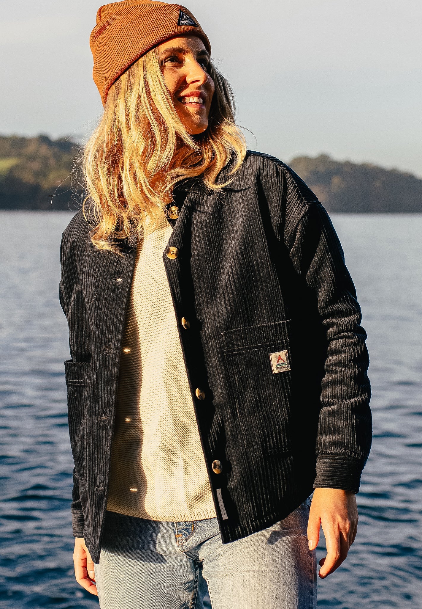 PASSENGER - Flint Corduroy Overshirt - Deep Navy - BACKYARD