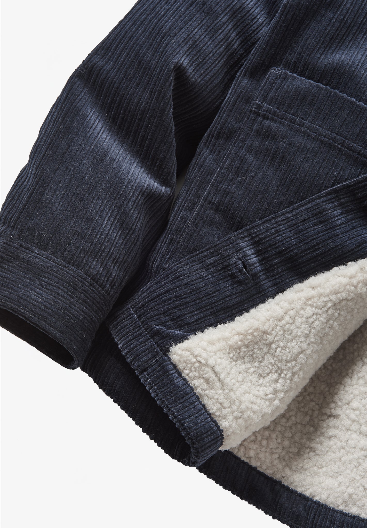 PASSENGER - Flint Corduroy Overshirt - Deep Navy - BACKYARD