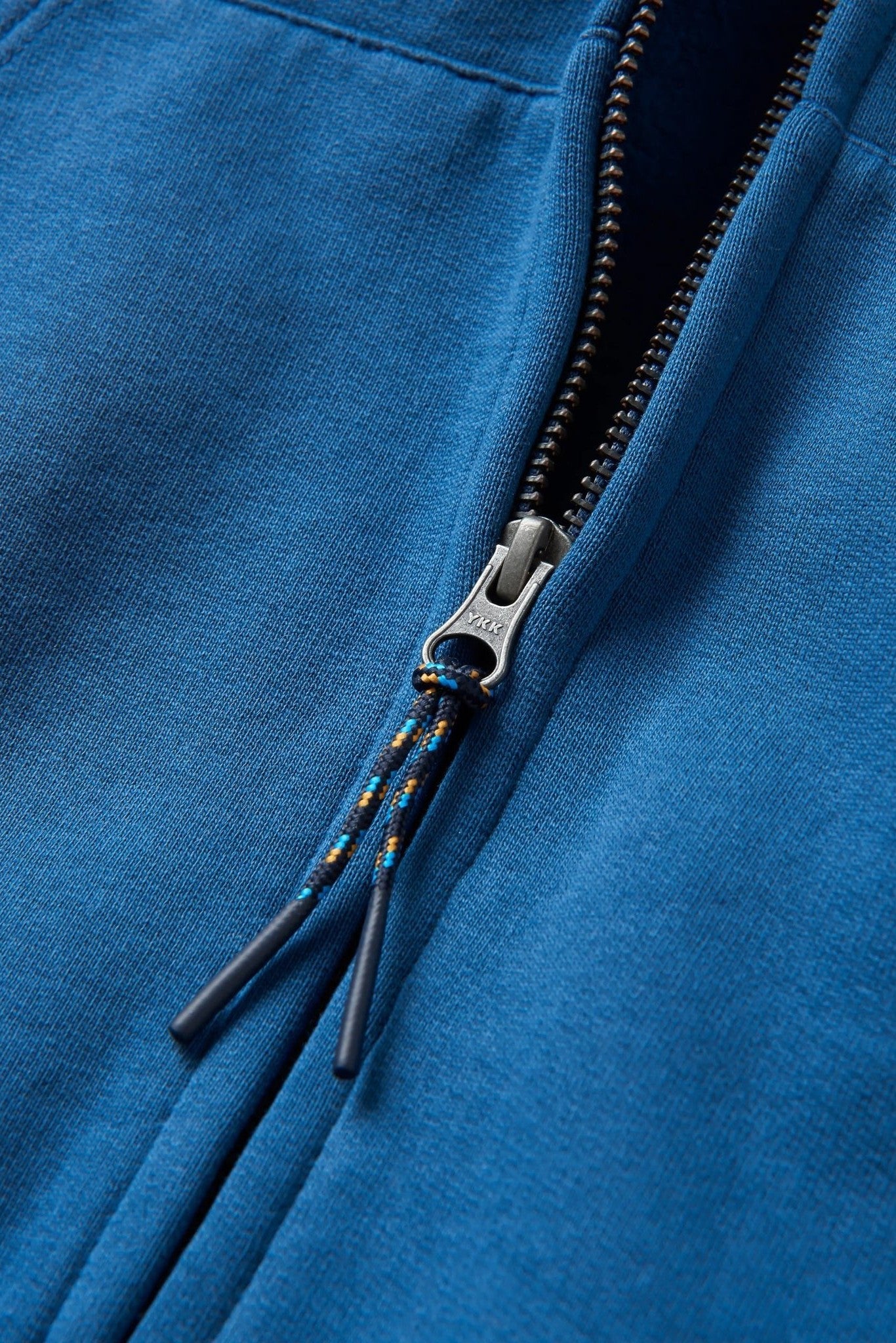 PASSENGER - Heritage Full Zip Recycled Cotton Hoodie - Dark Denim - BACKYARD
