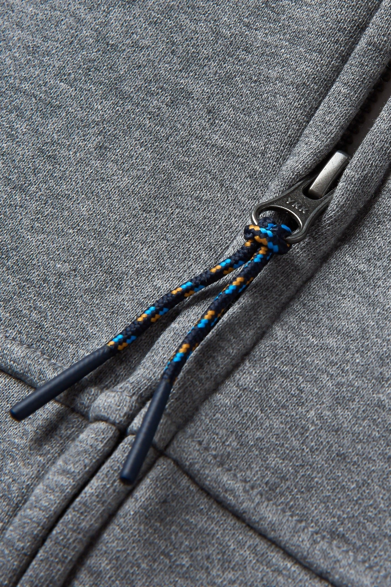 PASSENGER - Heritage Full Zip Recycled Cotton Hoodie - Dark Grey Marl - BACKYARD