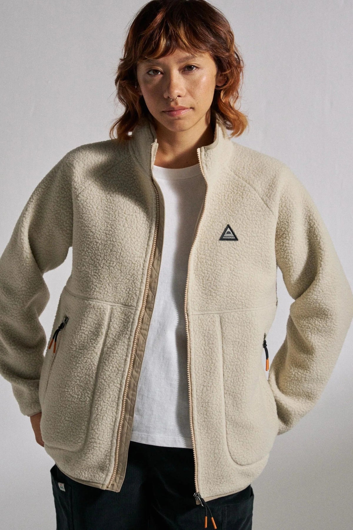 Home Full Zip Recycled Sherpa Fleece