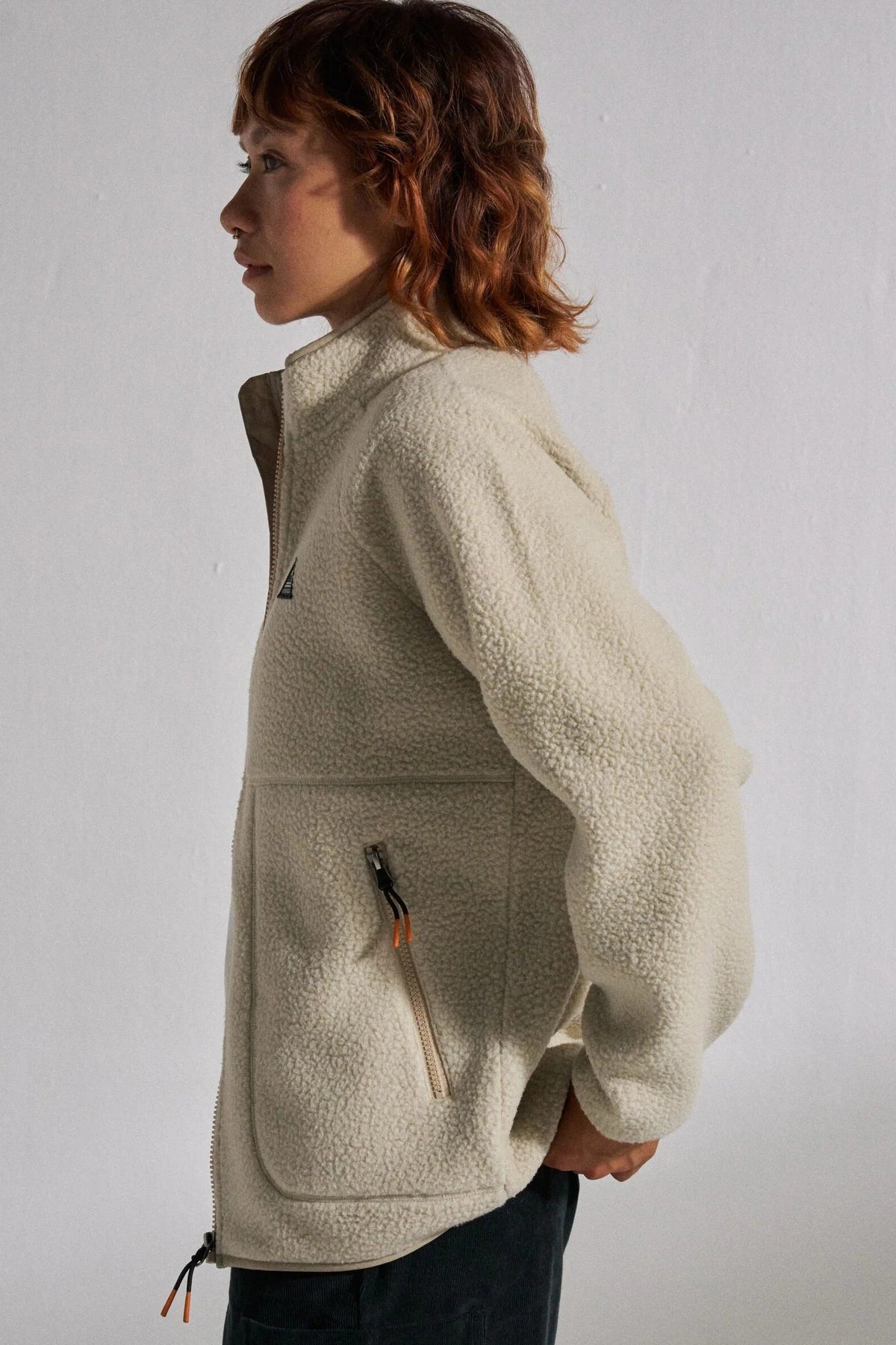 Home Full Zip Recycled Sherpa Fleece