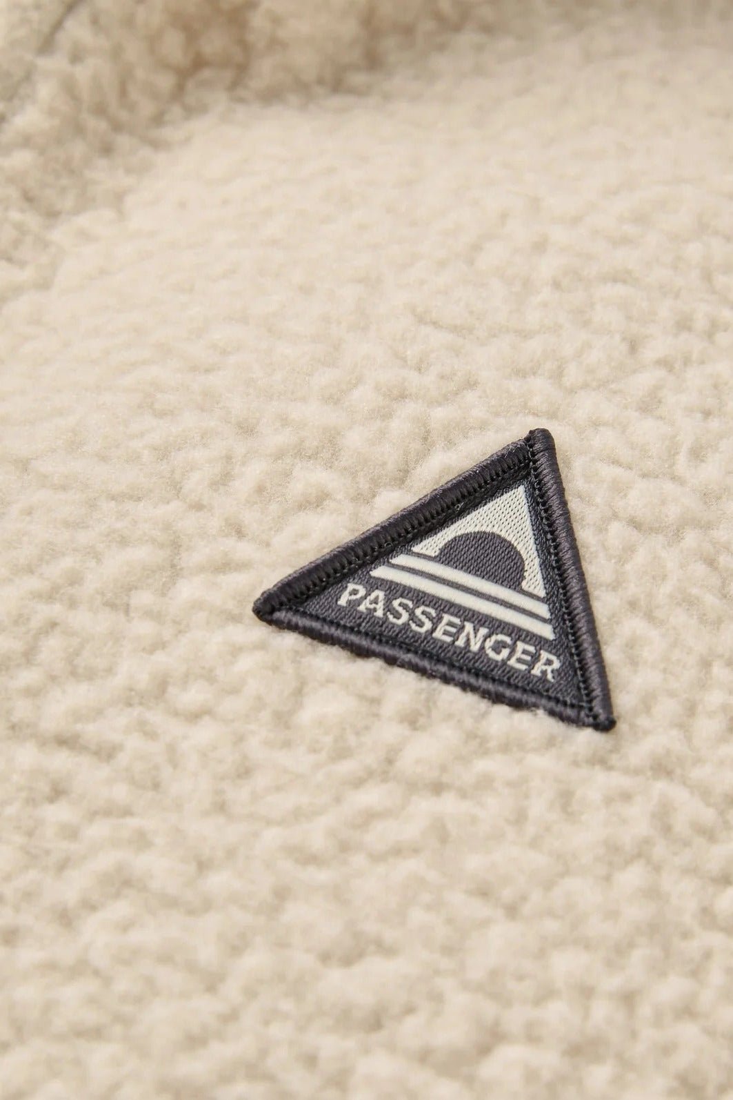 PASSENGER-Home Full Zip Recycled Sherpa Fleece-Oatmeal-BACKYARD