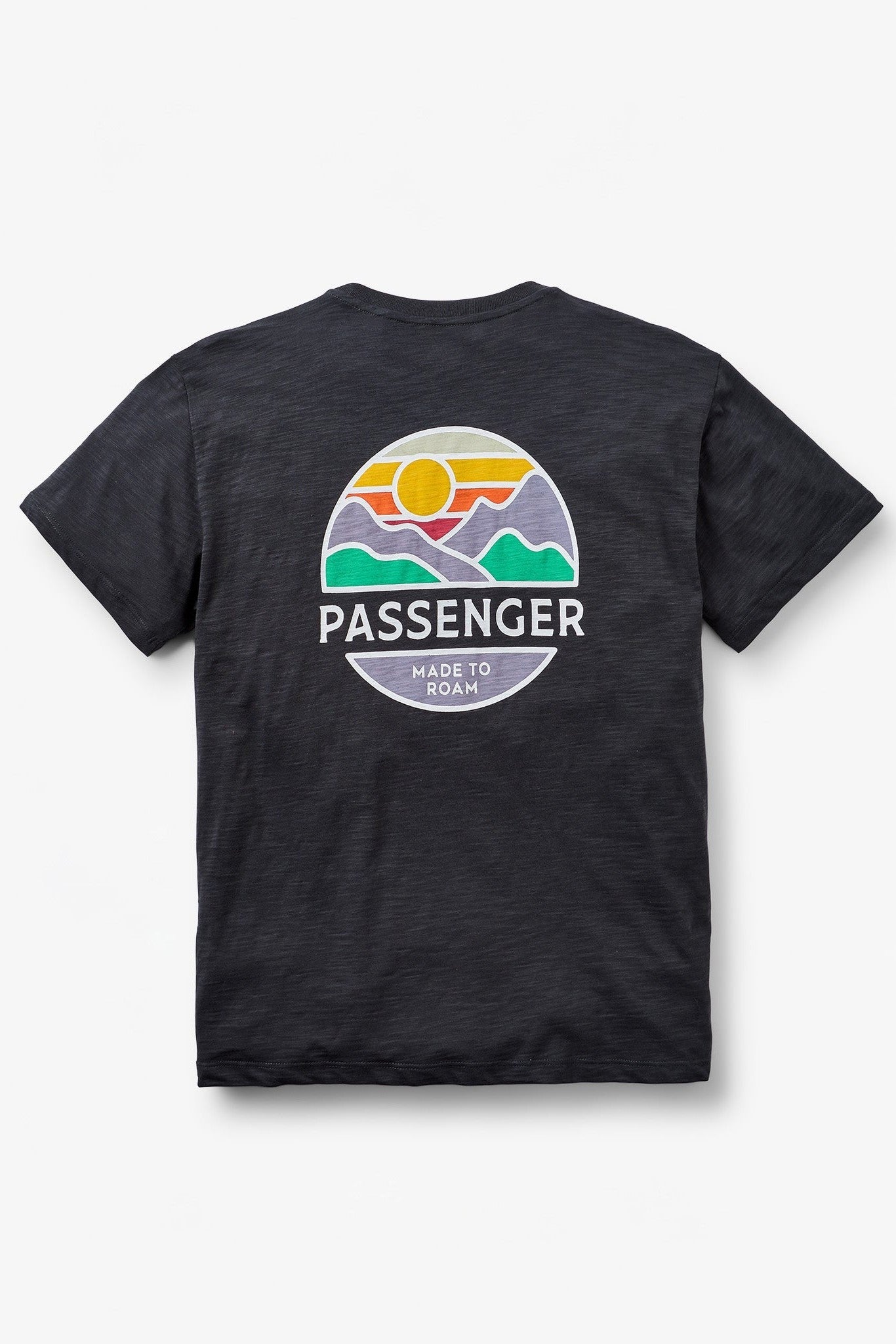 PASSENGER - Laidback Recycled Cotton T-Shirt - Black - BACKYARD
