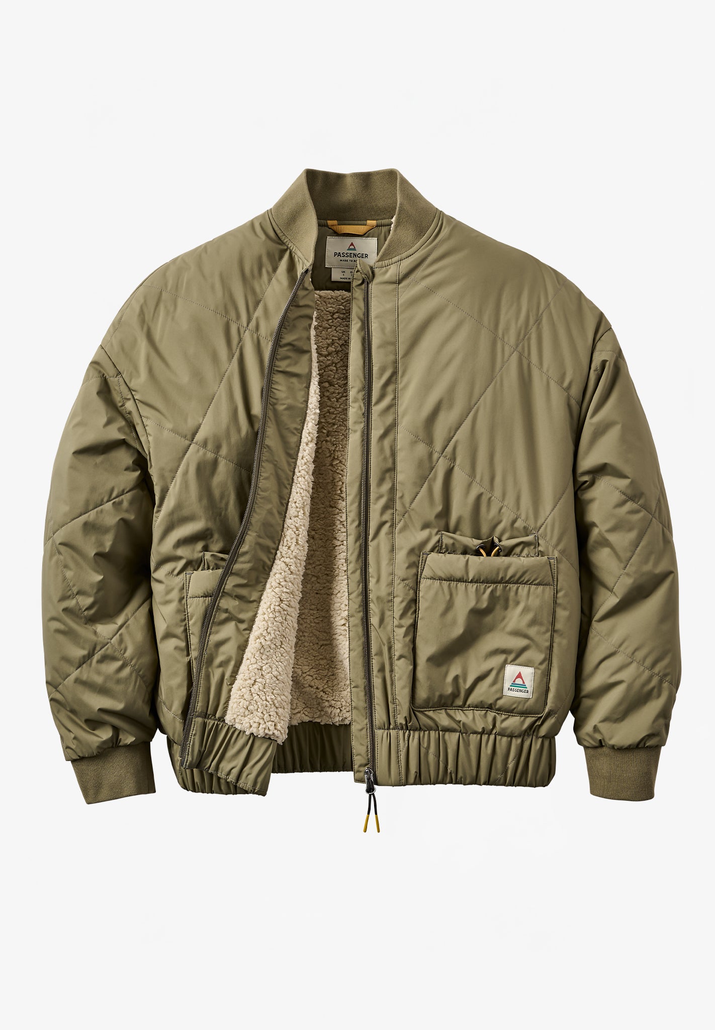 Lucia Sherpa Lined Bomber Jacket