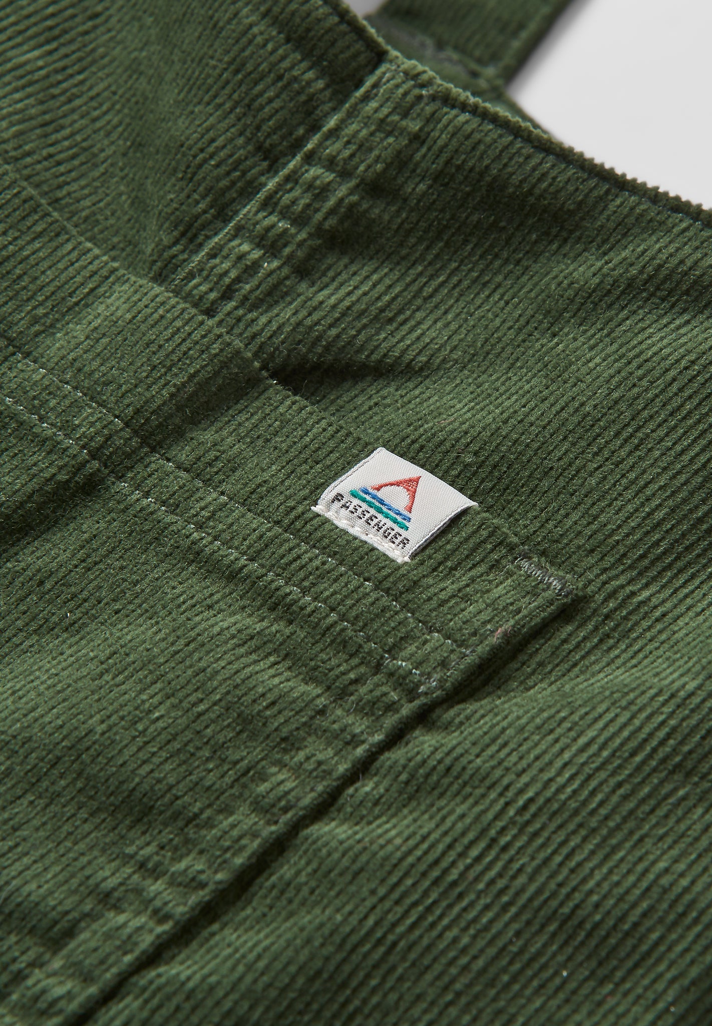 PASSENGER - Meadows Organic Cotton Corduroy Dungarees - Fir Tree - BACKYARD