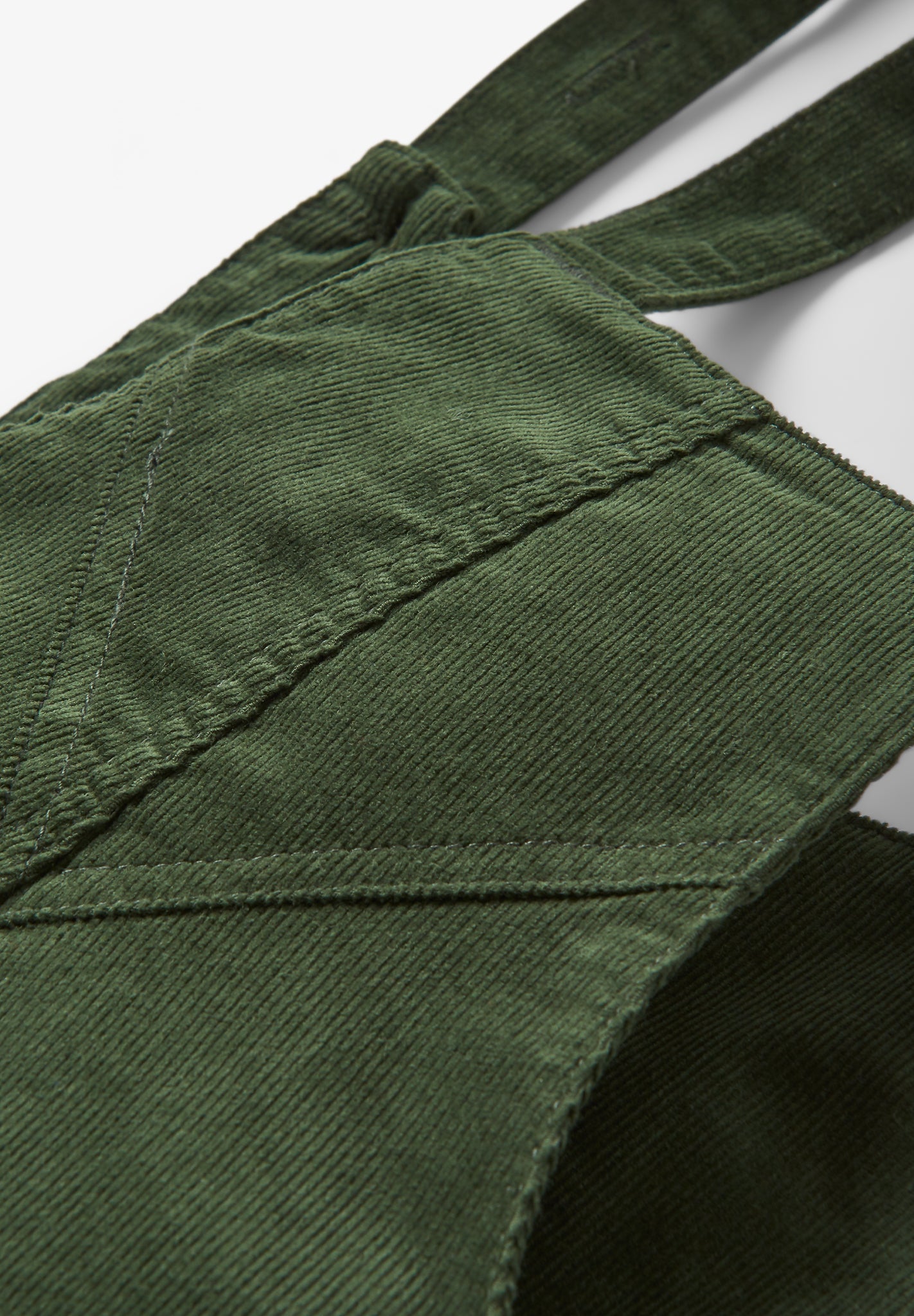 PASSENGER - Meadows Organic Cotton Corduroy Dungarees - Fir Tree - BACKYARD