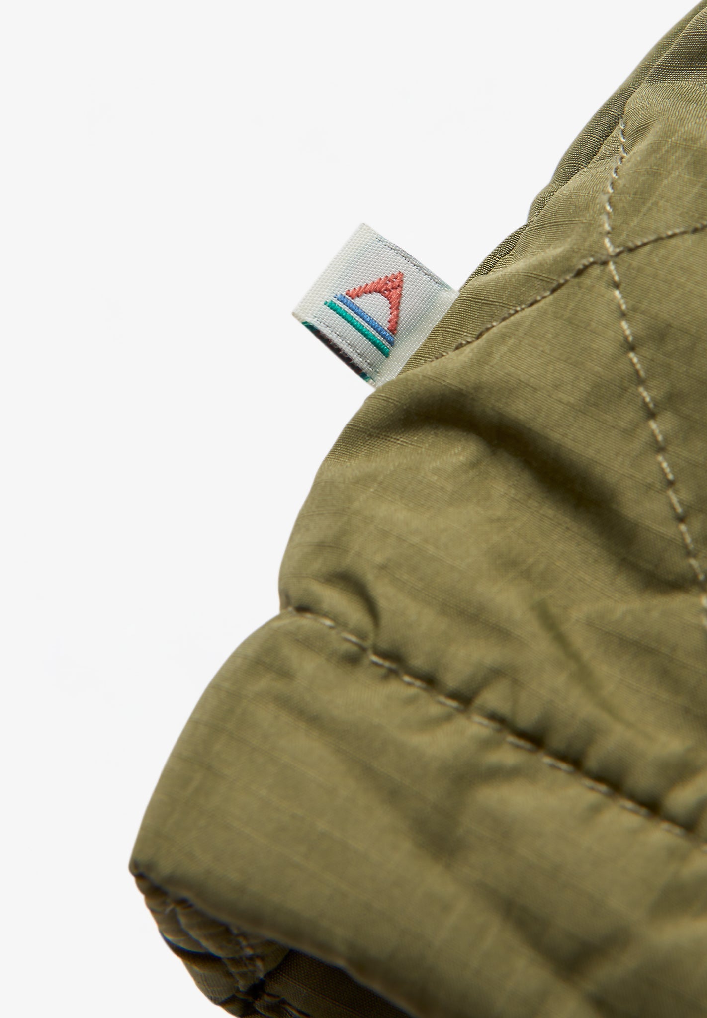 PASSENGER - Oceanic Recycled Insulated 1/2 Zip Jacket - Black Khaki - BACKYARD