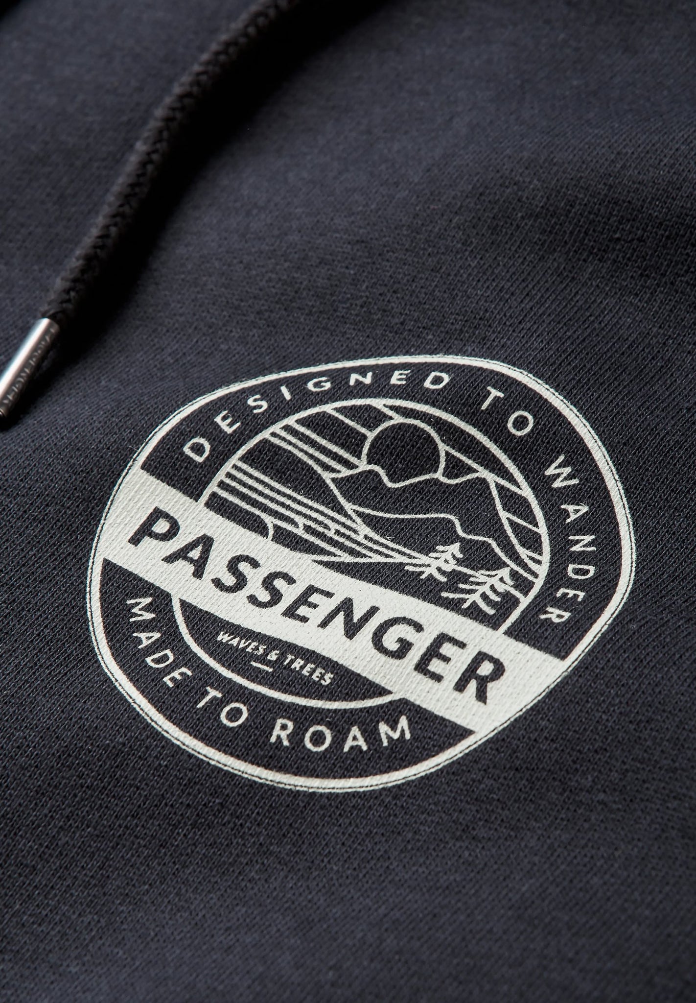 PASSENGER - Odyssey Organic Cotton Hoodie - Black - BACKYARD