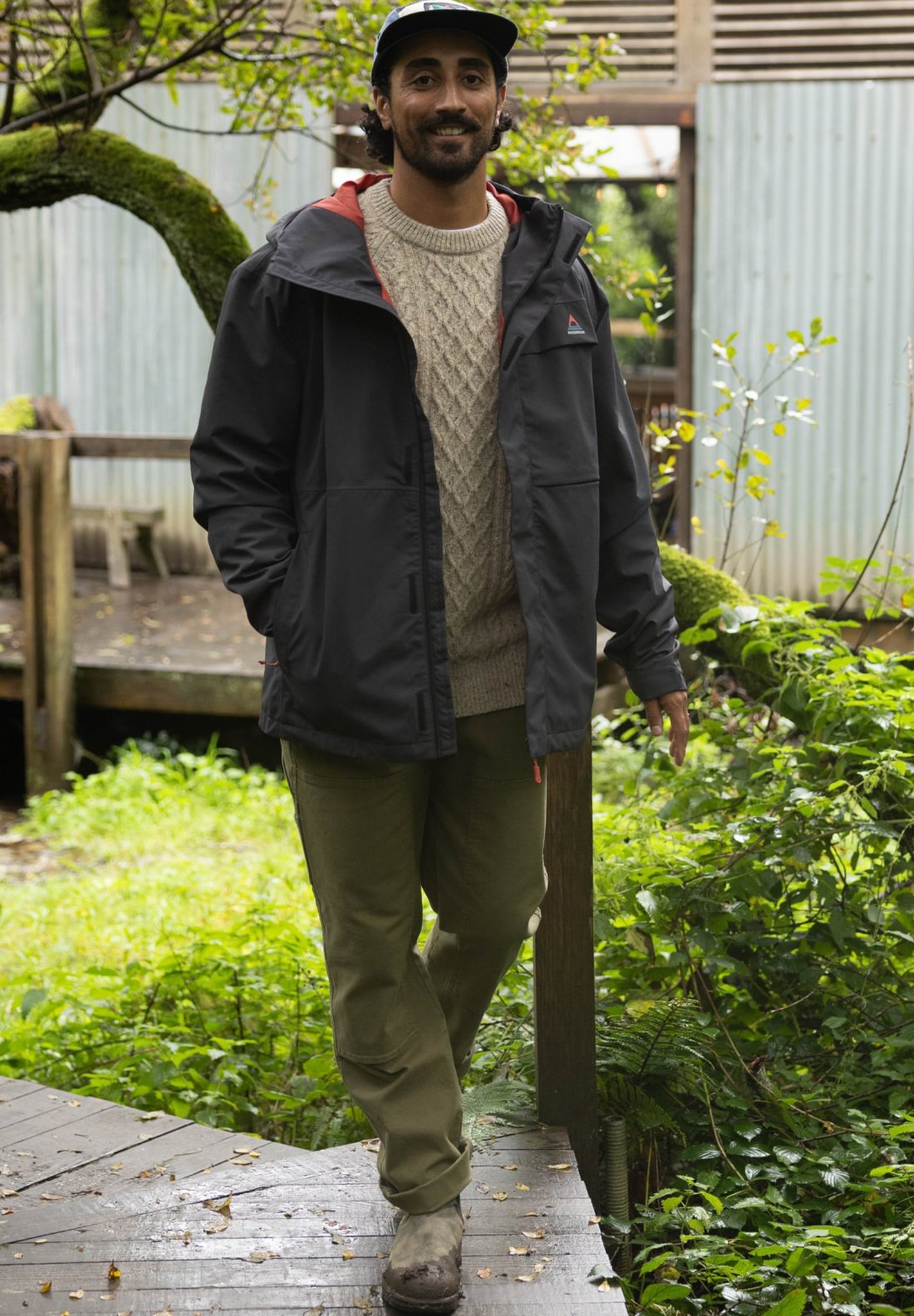 PASSENGER - Overland Waterproof Jacket - Black - BACKYARD