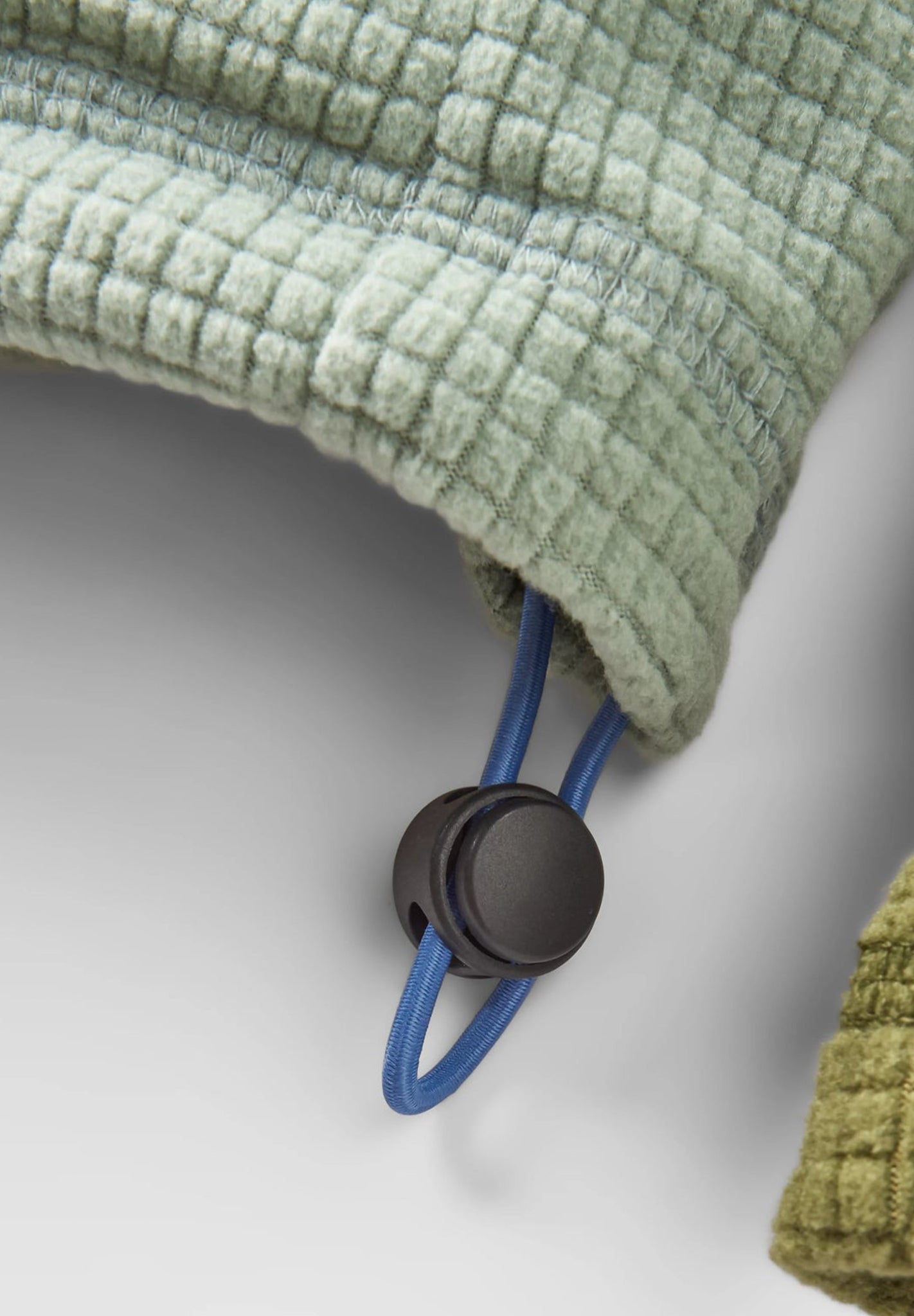 PASSENGER - Overlook Recycled Grid Polar Fleece - Khaki Pistachio - BACKYARD