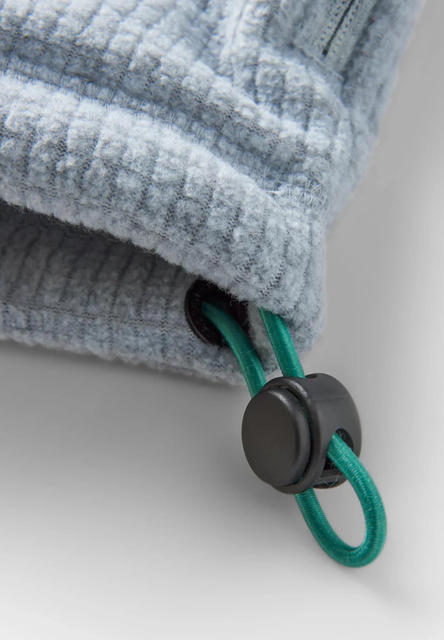 PASSENGER - Point Grid Recycled Fleece Hoodie - Grey Marl - BACKYARD