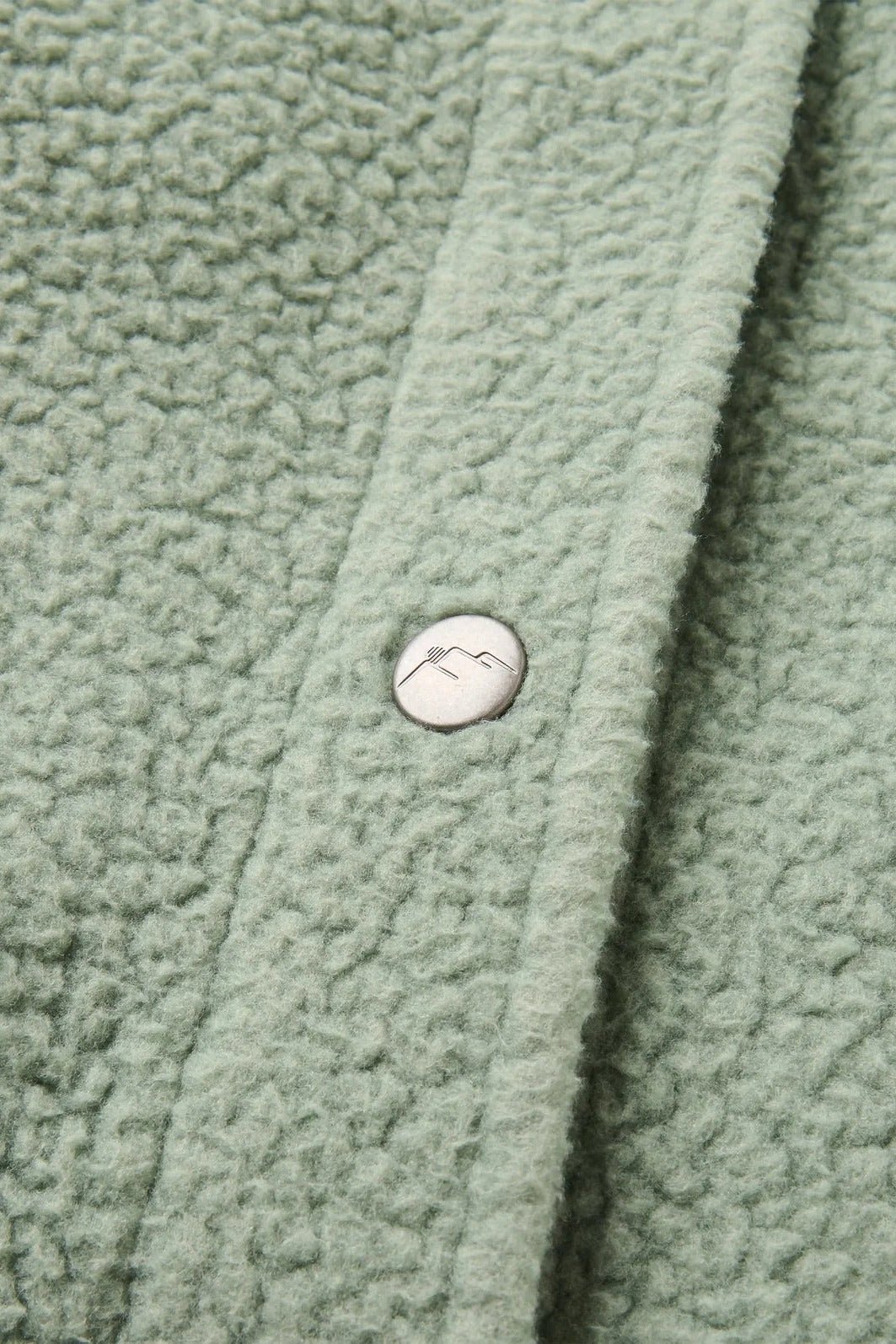 PASSENGER-Rappel Recycled Sherpa Oversized Shirt 2.0-Pistachio-BACKYARD