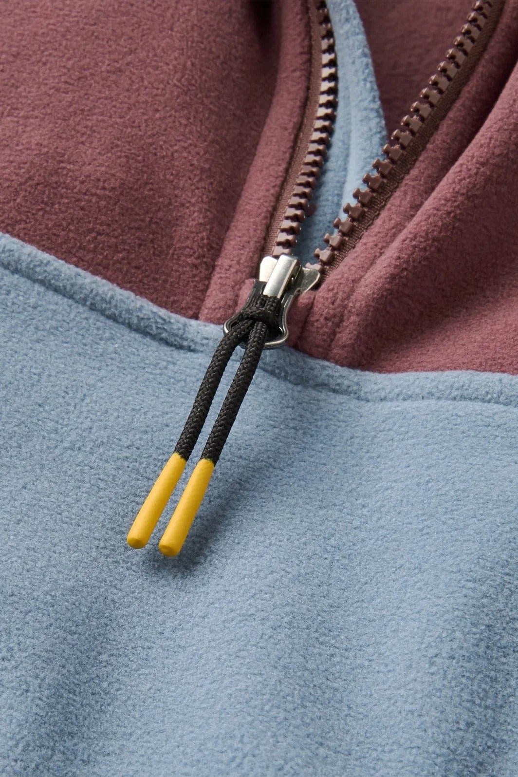 PASSENGER-Set Off Recycled Polar 1/4 Zip Fleece 2.0-Brambleberry Stormy Blue-BACKYARD