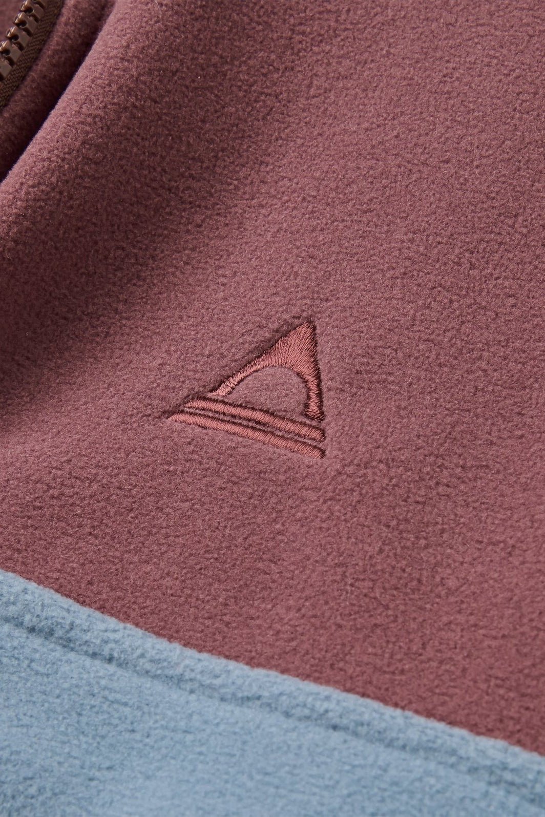 PASSENGER-Set Off Recycled Polar 1/4 Zip Fleece 2.0-Brambleberry Stormy Blue-BACKYARD