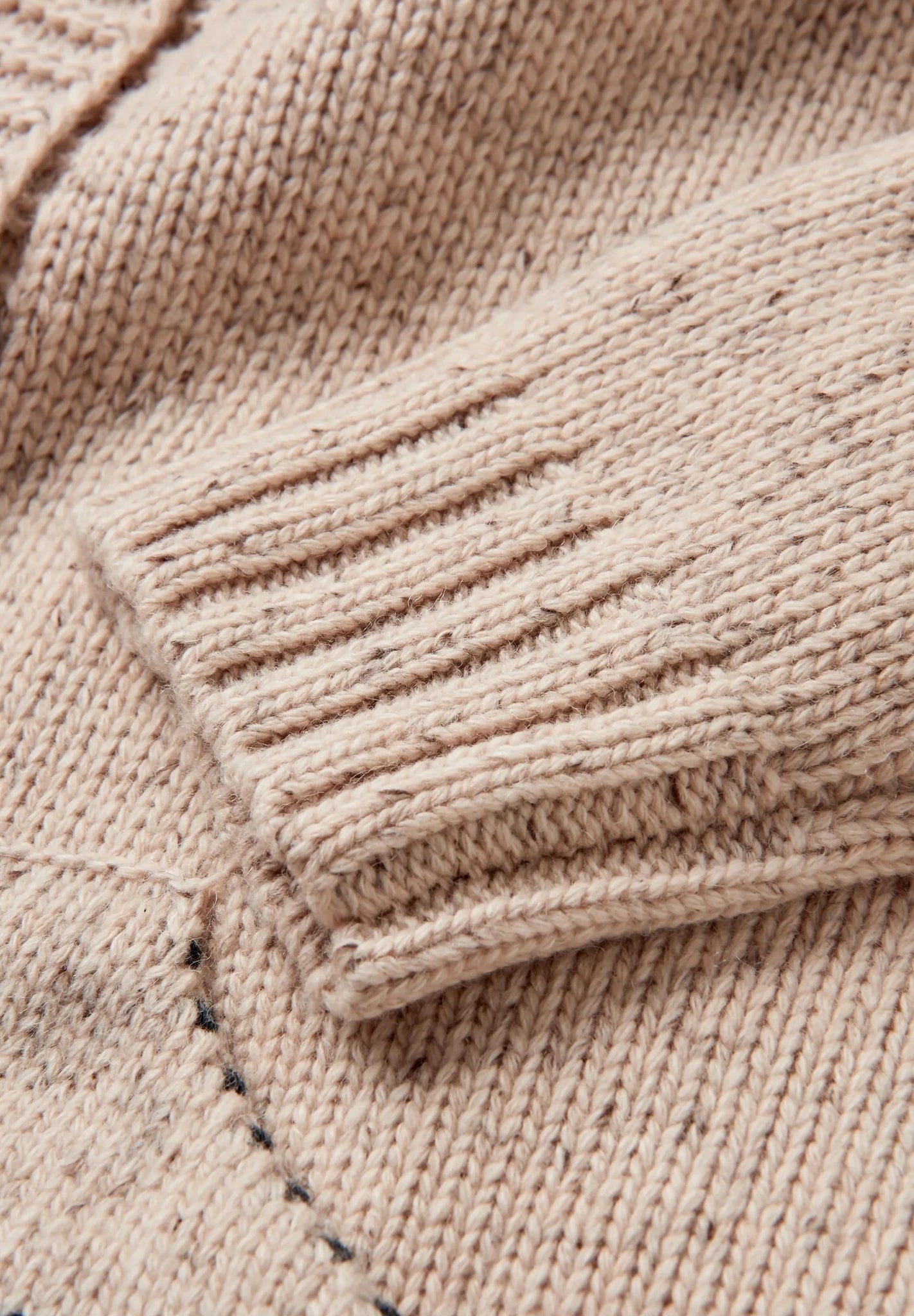 PASSENGER - Snoozle Recycled Knitted Hooded Cardigan - Oatmeal - BACKYARD