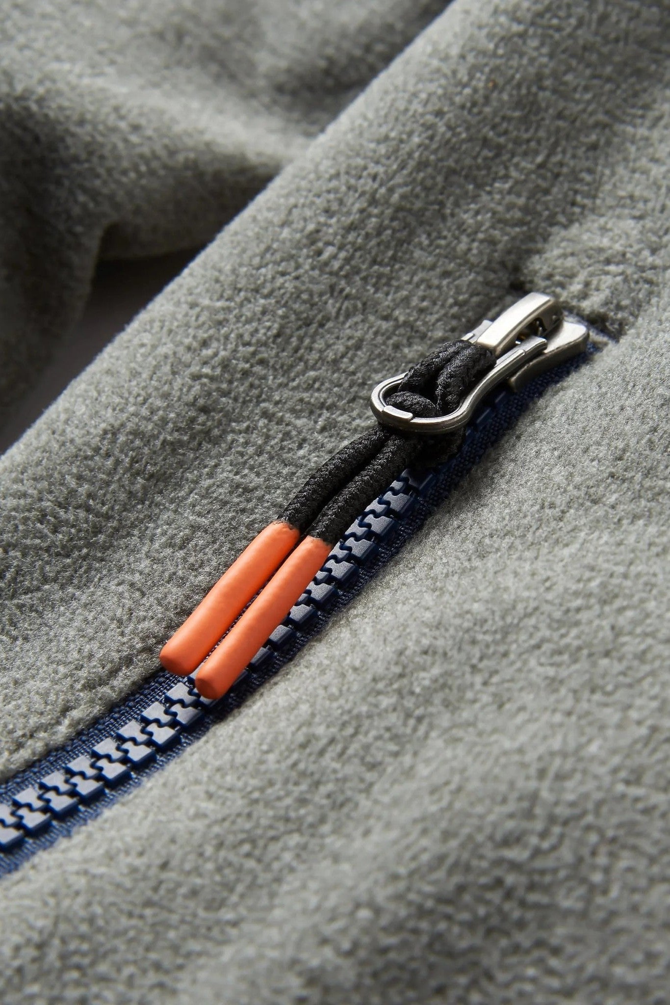 PASSENGER - Switchback Recycled Micro Polartec® Fleece - Grey Marl 2 - BACKYARD