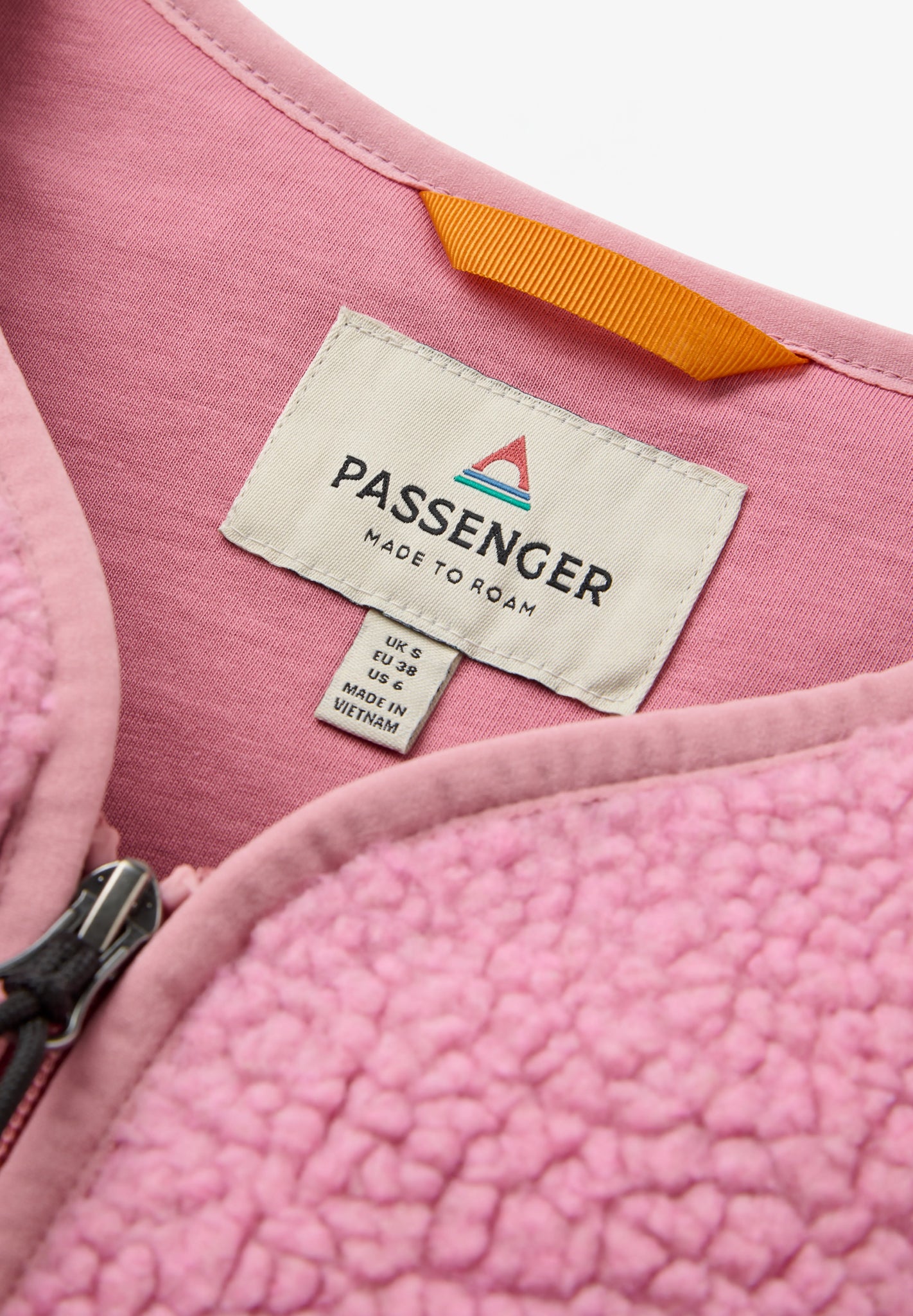 Tawny Collarless Deep-Pile Sherpa Gilet 2.0