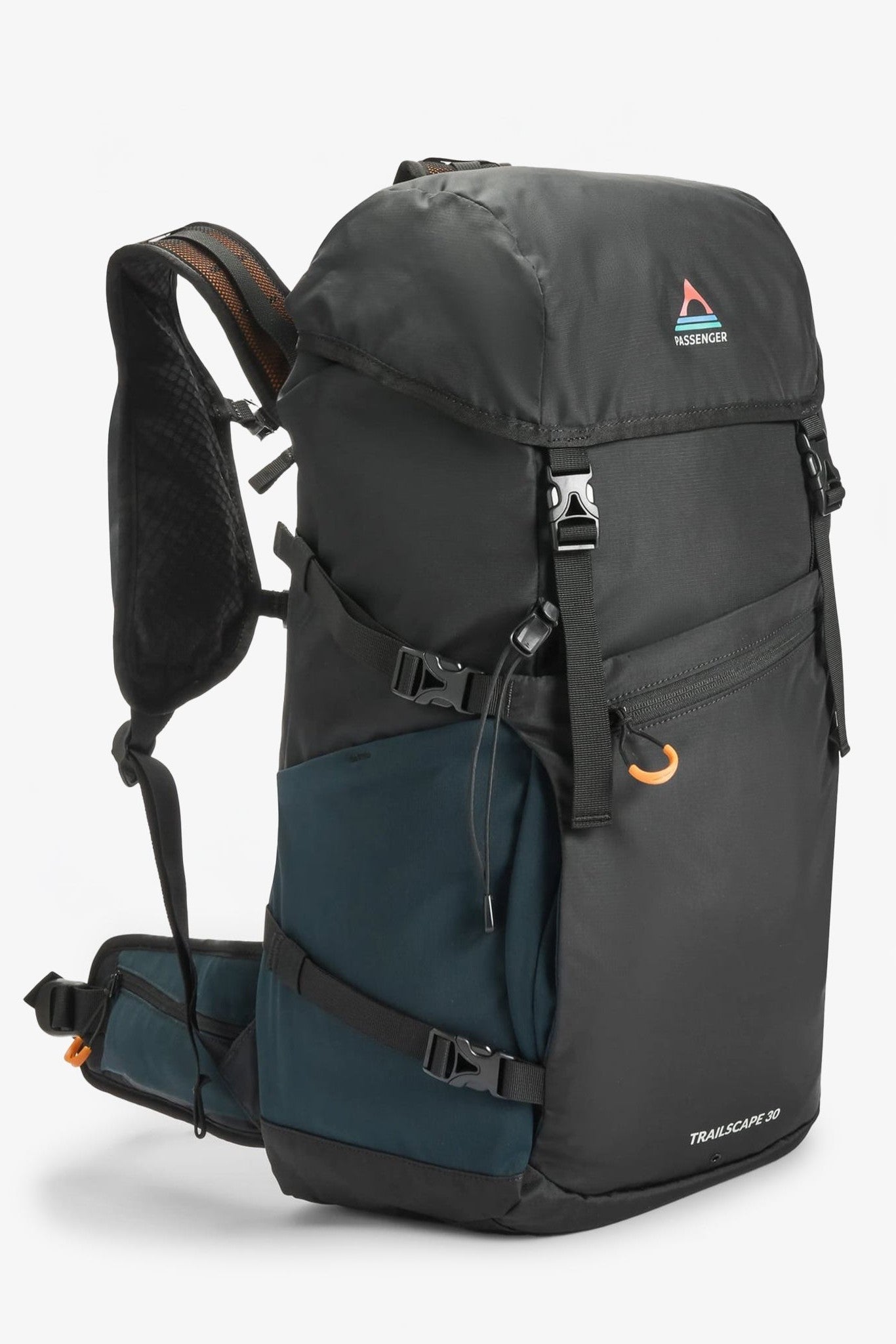 PASSENGER - Trailscape Recycled 30L Backpack - Black - BACKYARD