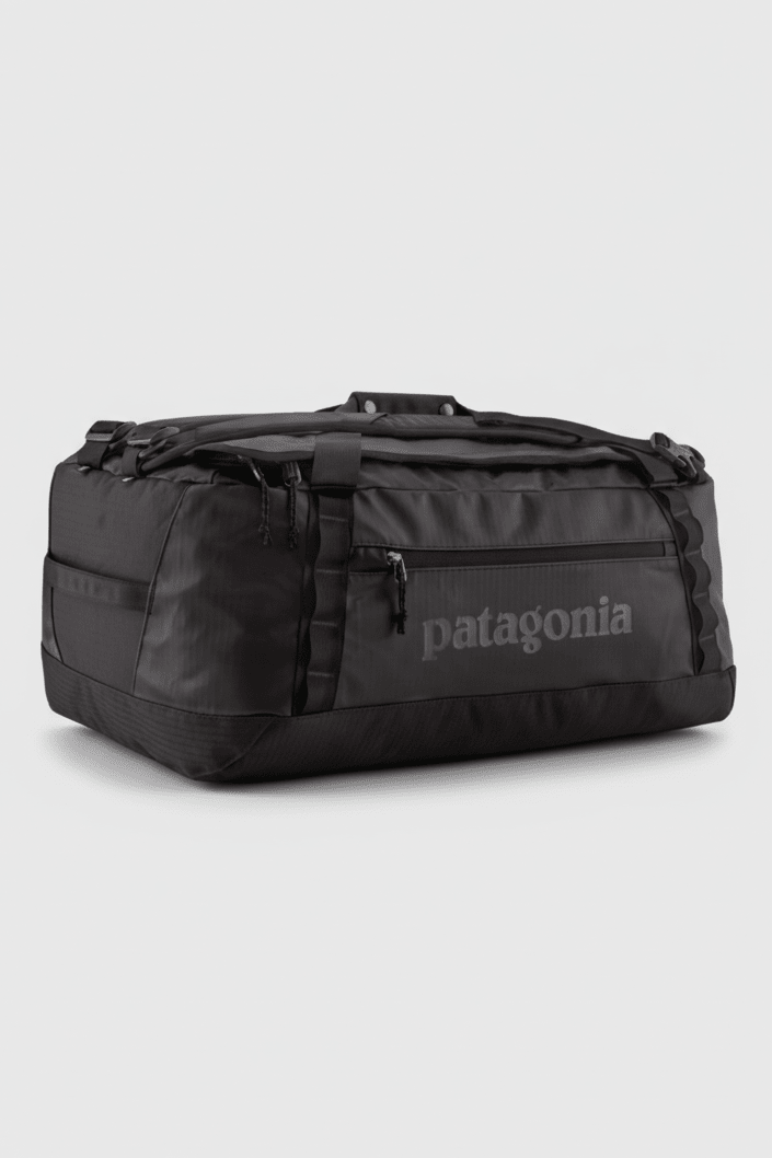 PATAGONIA - Black Hole Duffel 55L - Black w/ Black - BACKYARD