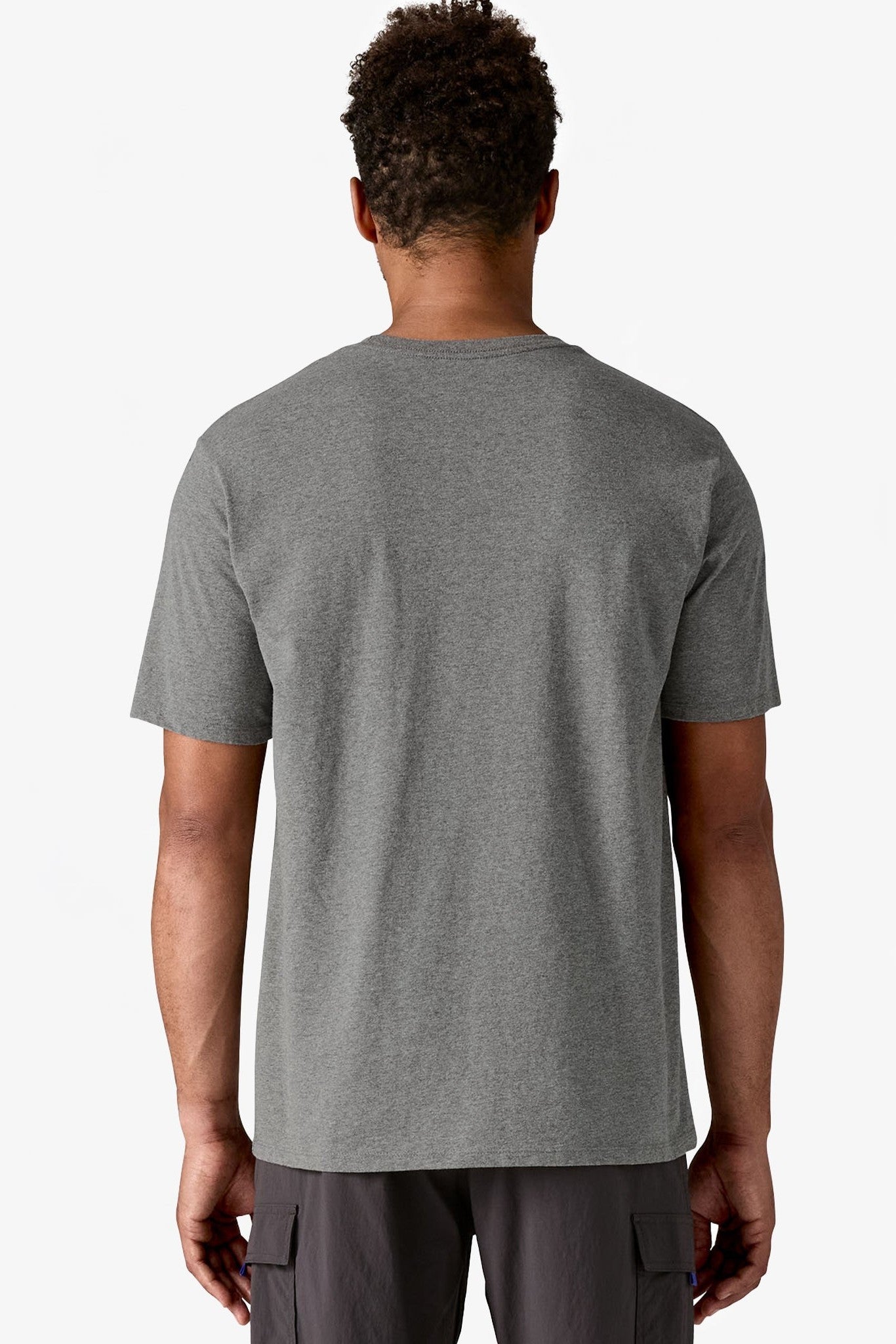 PATAGONIA - Fitz Roy Icon Responsibili - Tee - Gravel Heather - BACKYARD