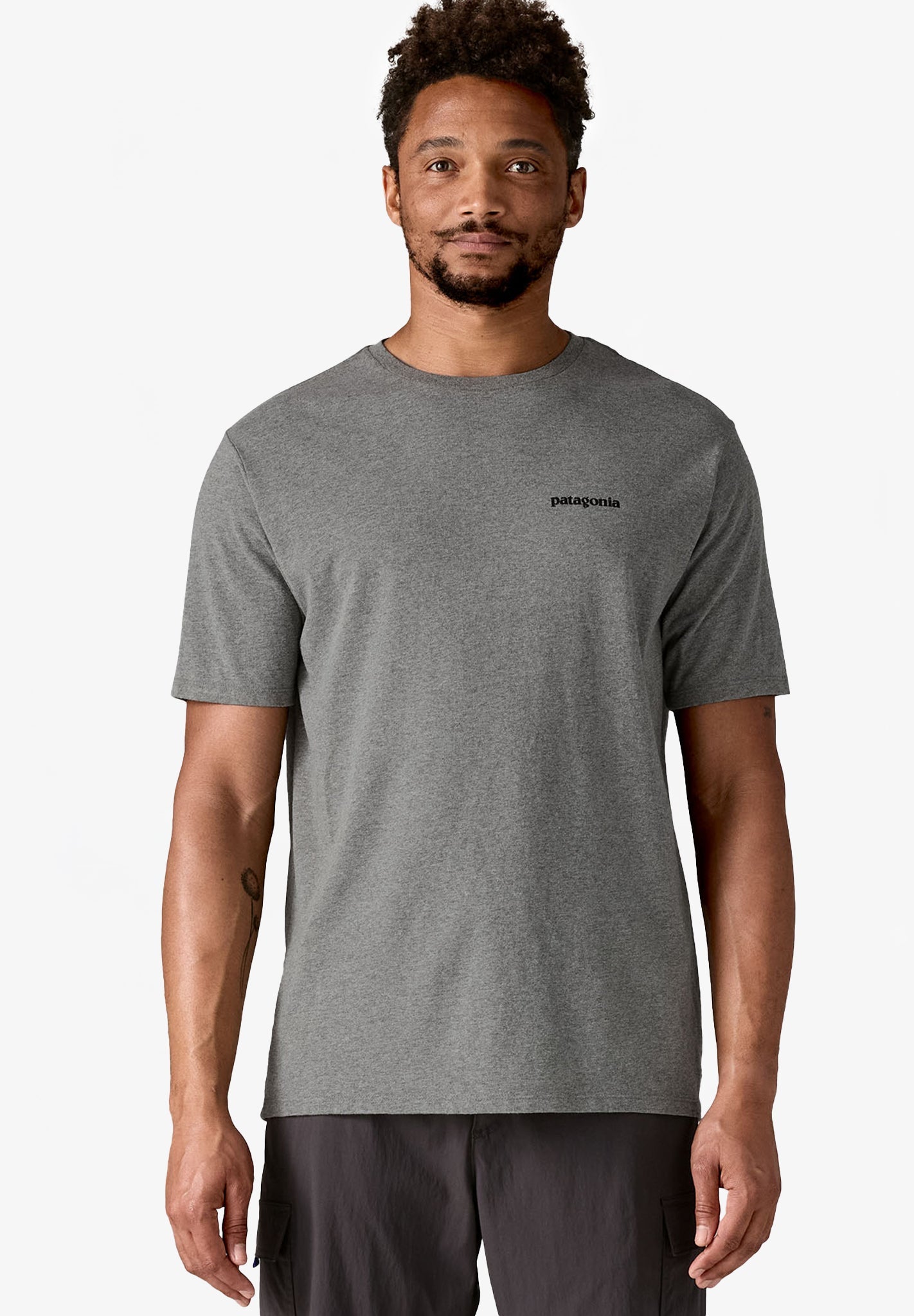 PATAGONIA - Fitz Roy Icon Responsibili - Tee - Gravel Heather - BACKYARD