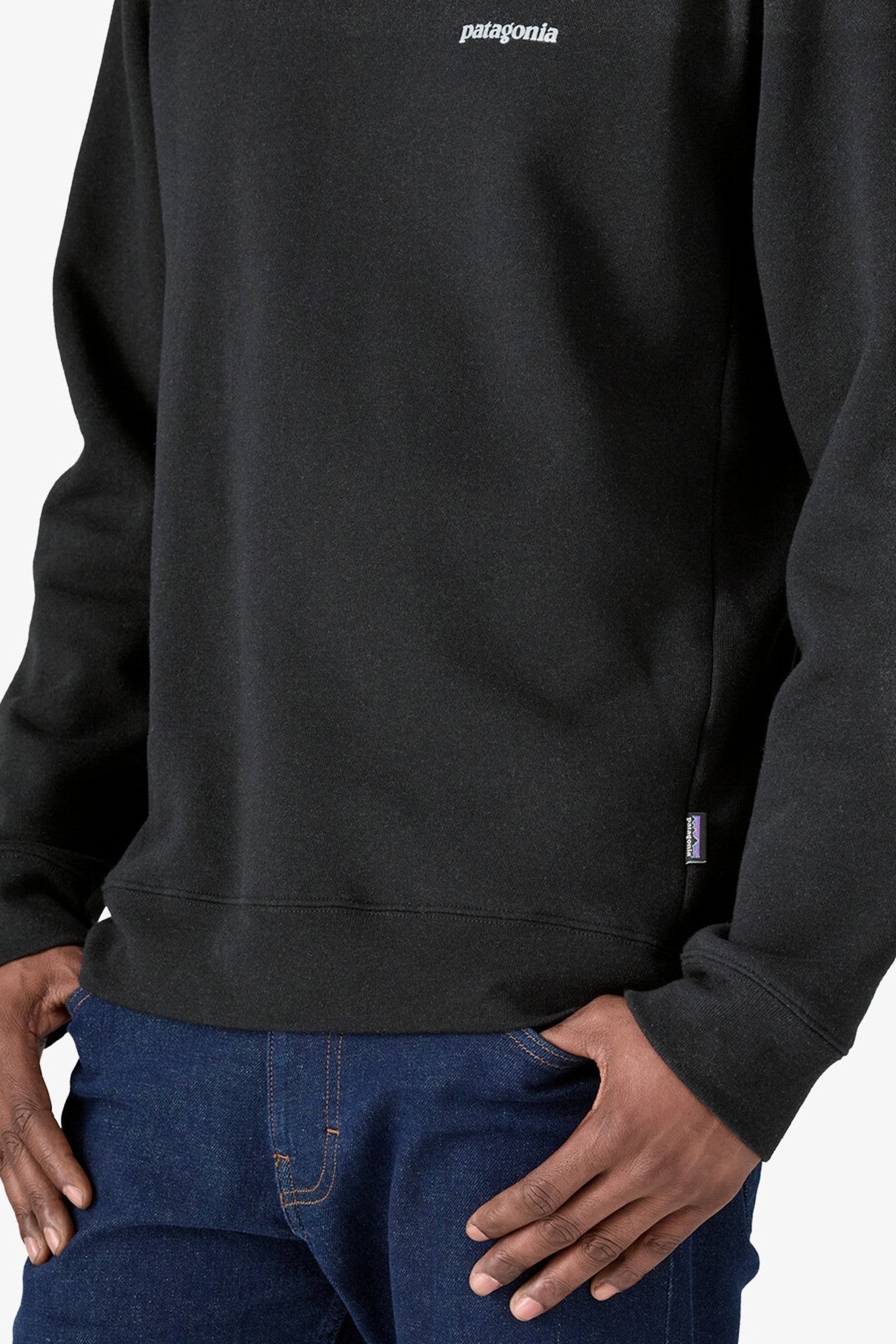 PATAGONIA - Fitz Roy Icon Uprisal Crew Sweatshirt - Gravel Heather - BACKYARD