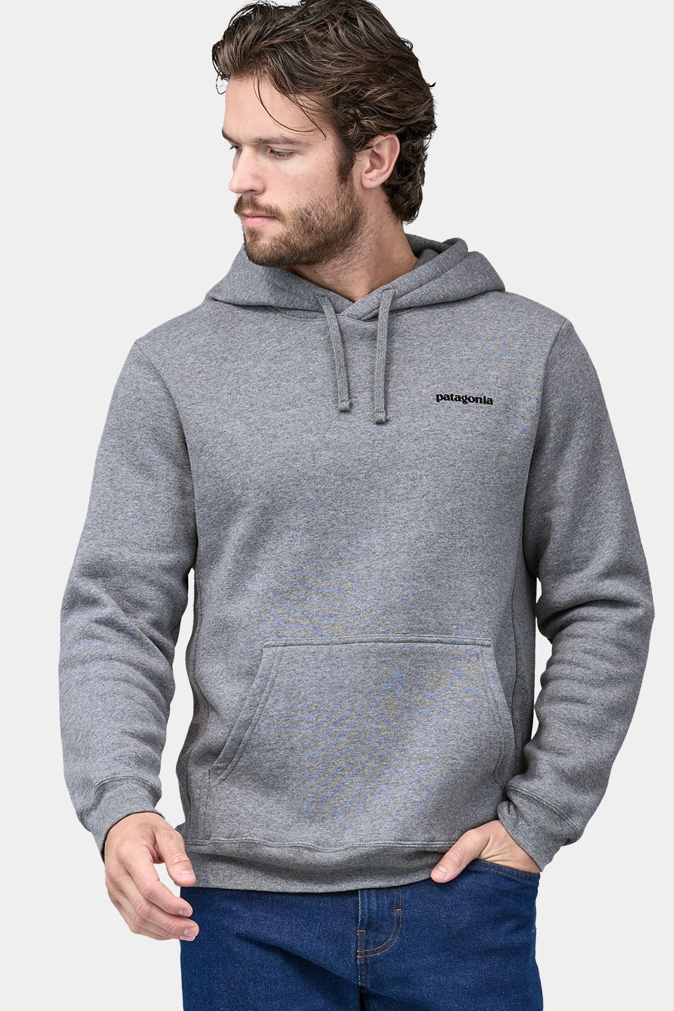 PATAGONIA - Fitz Roy Icon Uprisal Hoody - Gravel Heather - BACKYARD