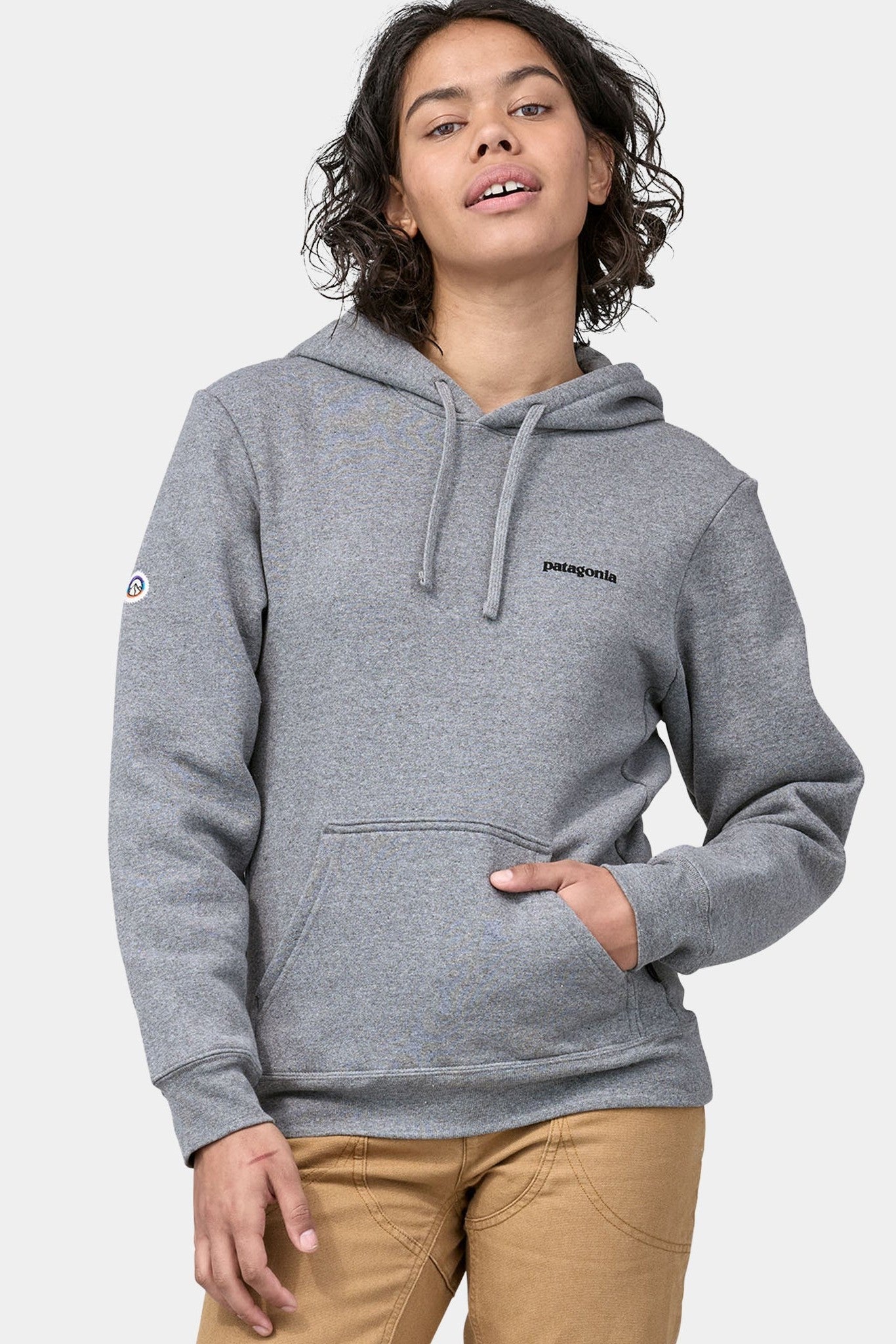 PATAGONIA - Fitz Roy Icon Uprisal Hoody - Gravel Heather - BACKYARD