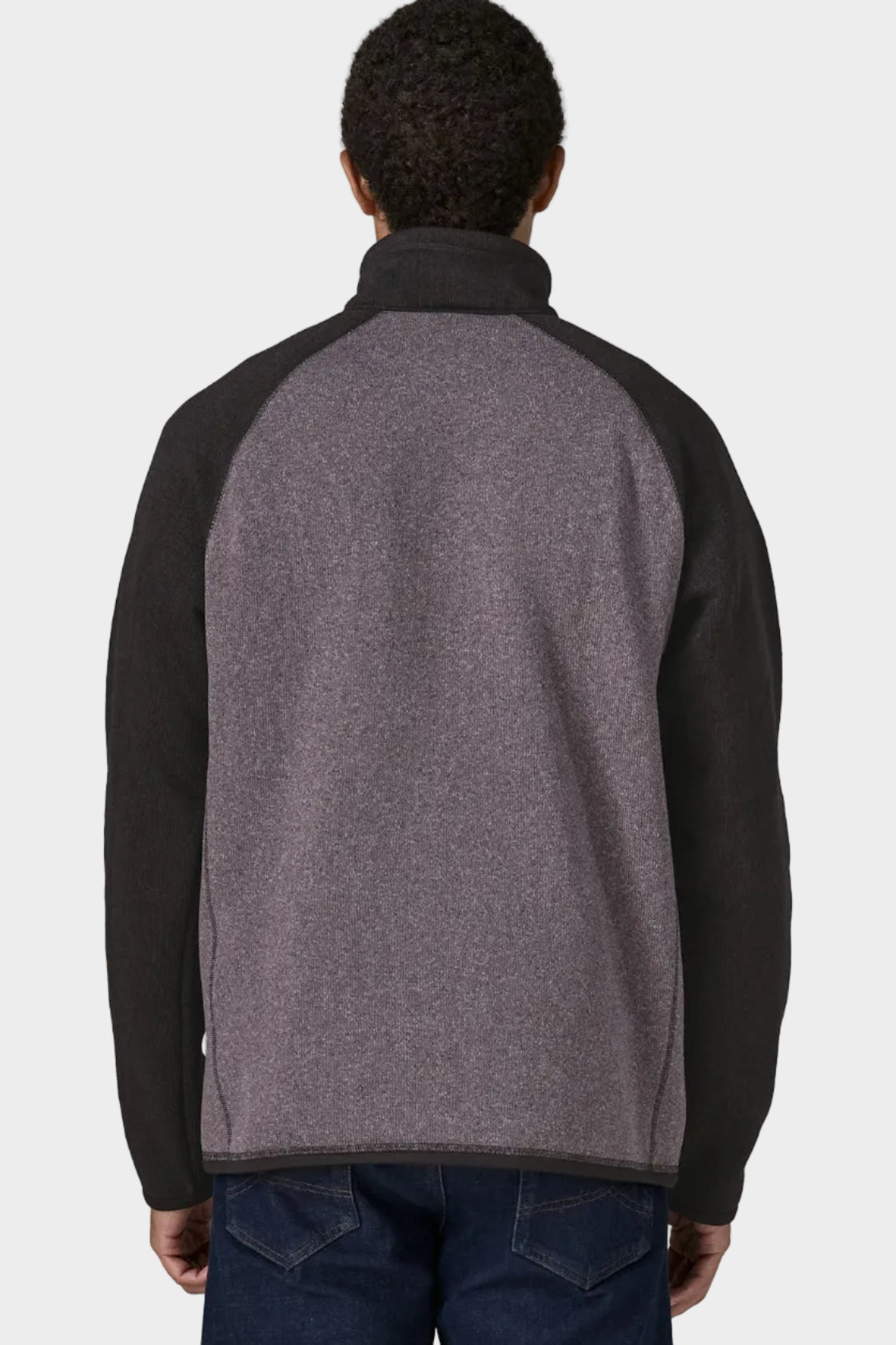 PATAGONIA-Men's Better Sweater 1/4 Zip-May Grey-BACKYARD