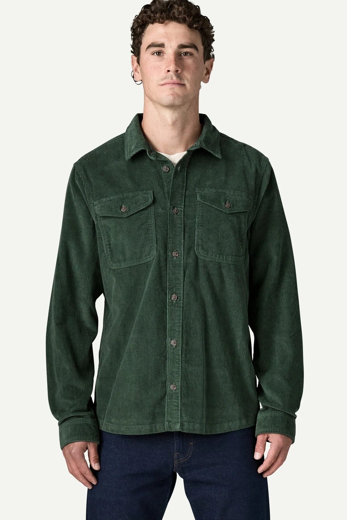 PATAGONIA-Men's Corduroy Shirt-Canopy Green-BACKYARD