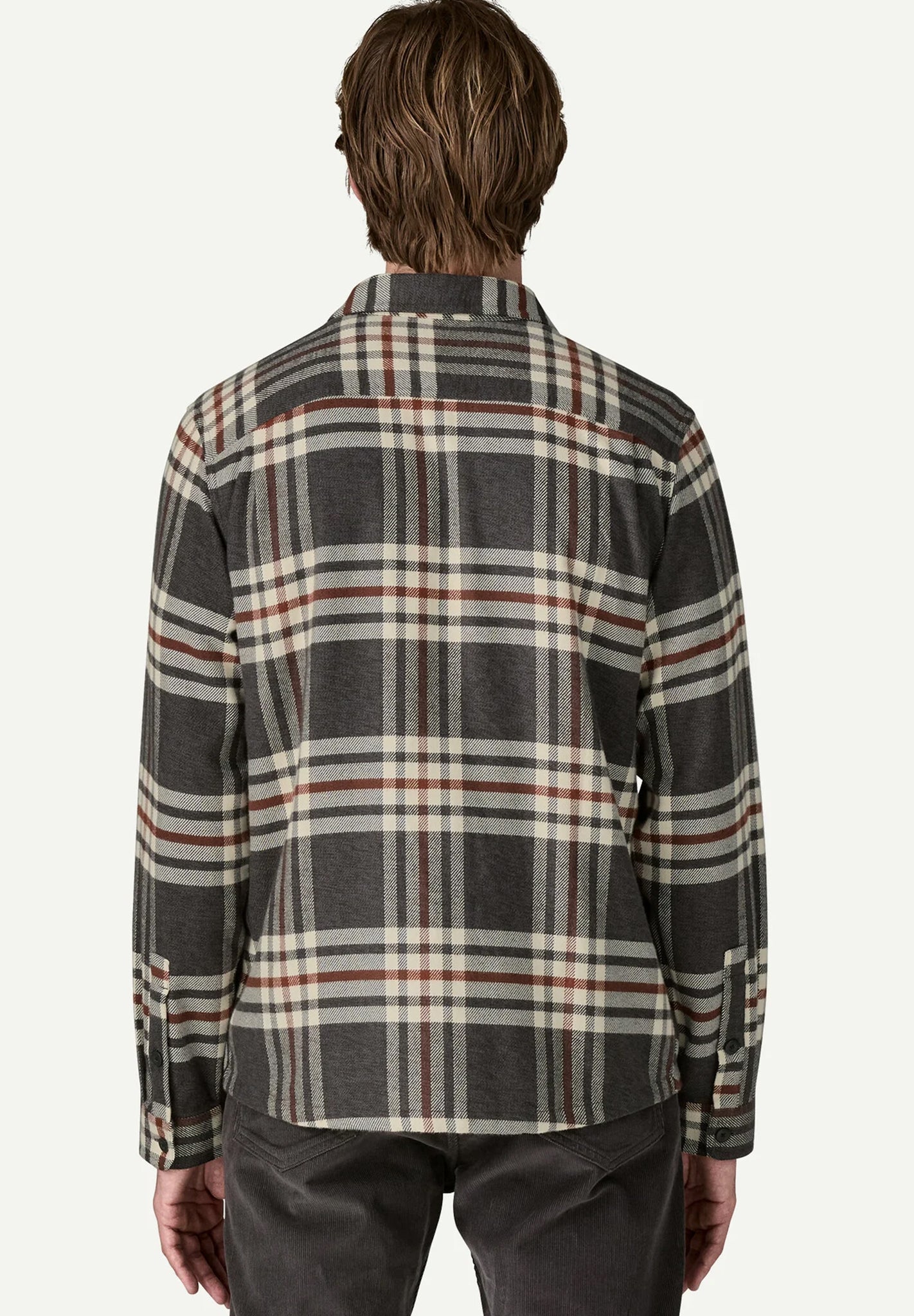 PATAGONIA - Men's Fjord Flannel Shirt - Catch: Ink Black - BACKYARD
