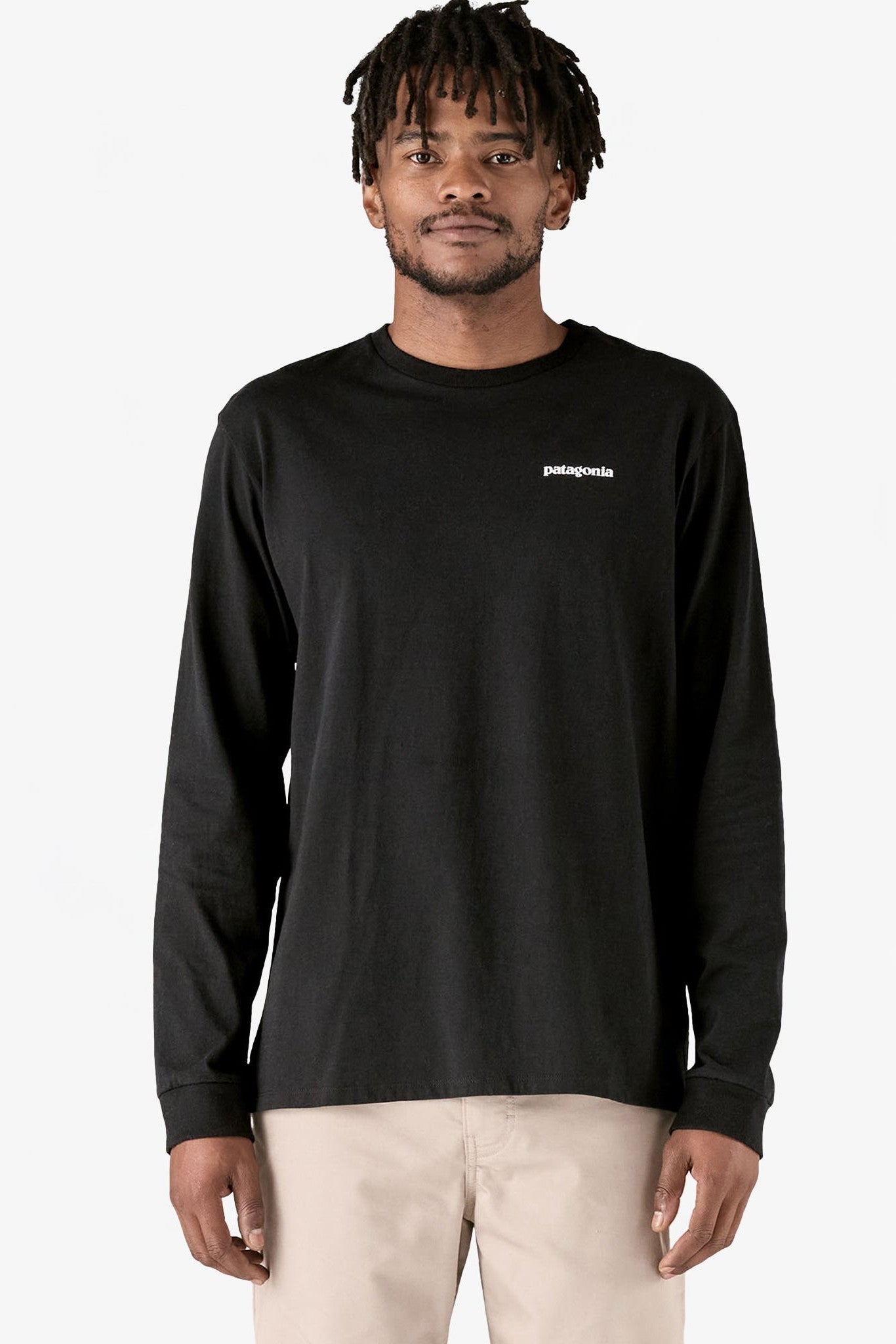 PATAGONIA - Men's Longsleeve P - 6 Logo Responsibili - Tee - Black - BACKYARD