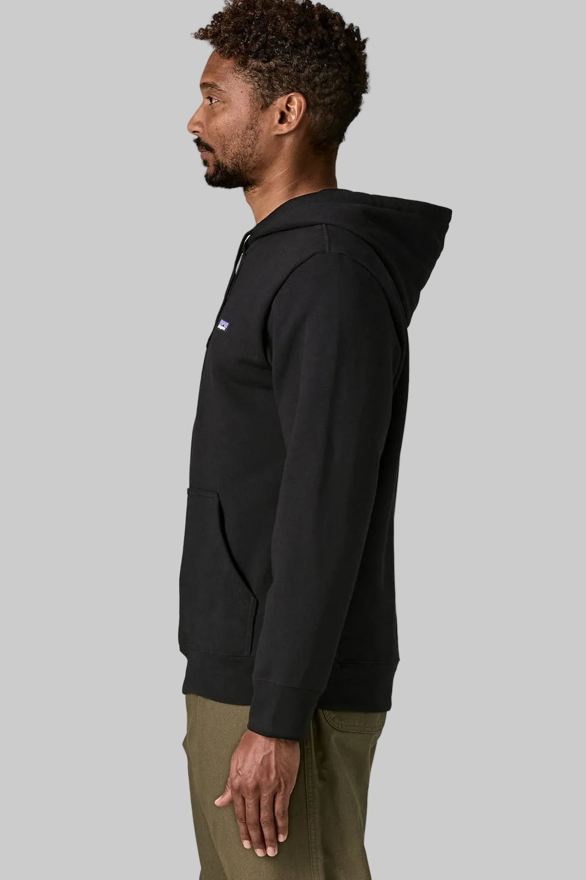 PATAGONIA - Men's P - 6 Label Uprisal Hoody - Black - BACKYARD