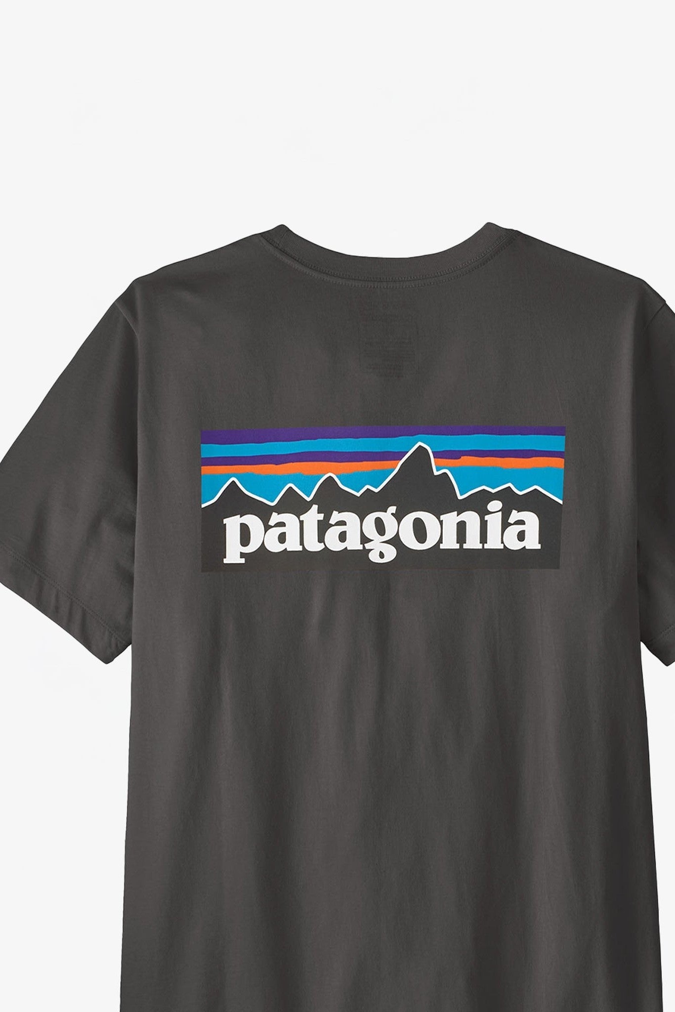 PATAGONIA - Men's P - 6 Logo T-Shirt - Ink Black - BACKYARD