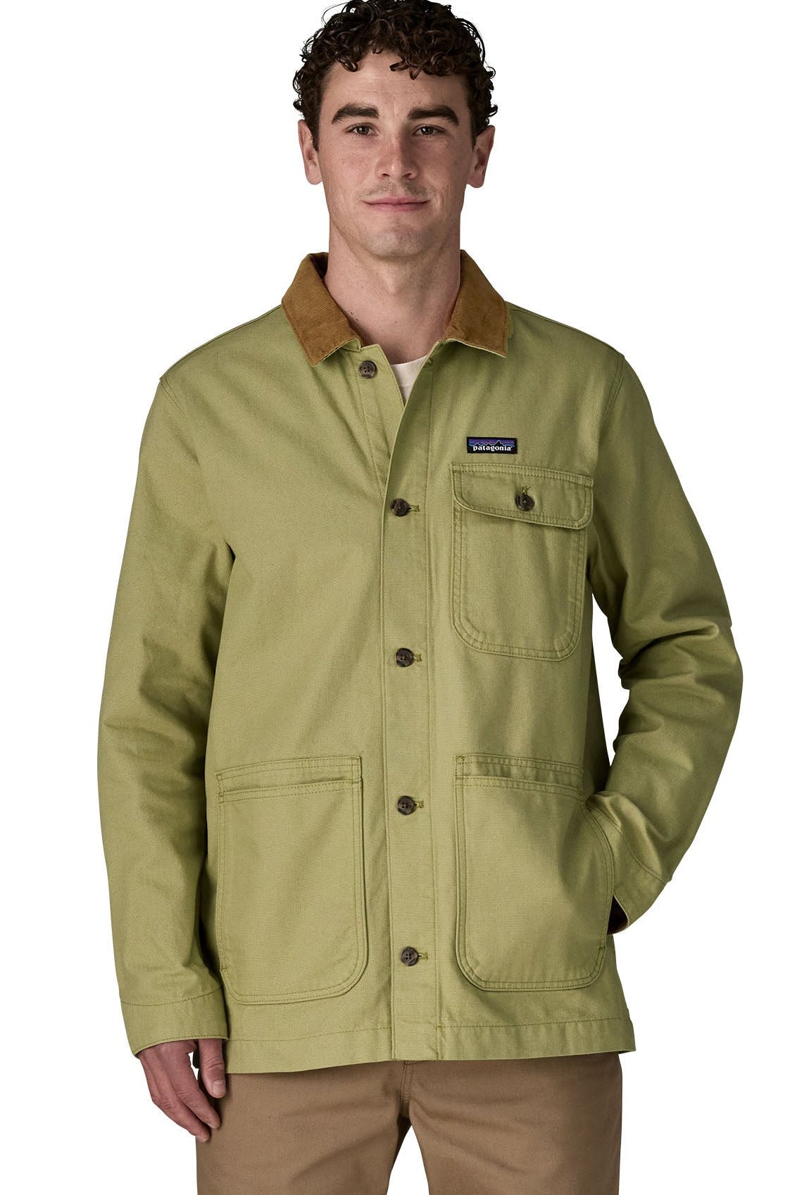 PATAGONIA - Men's Point Reyes Canvas Jacket - Gumtree Green - BACKYARD