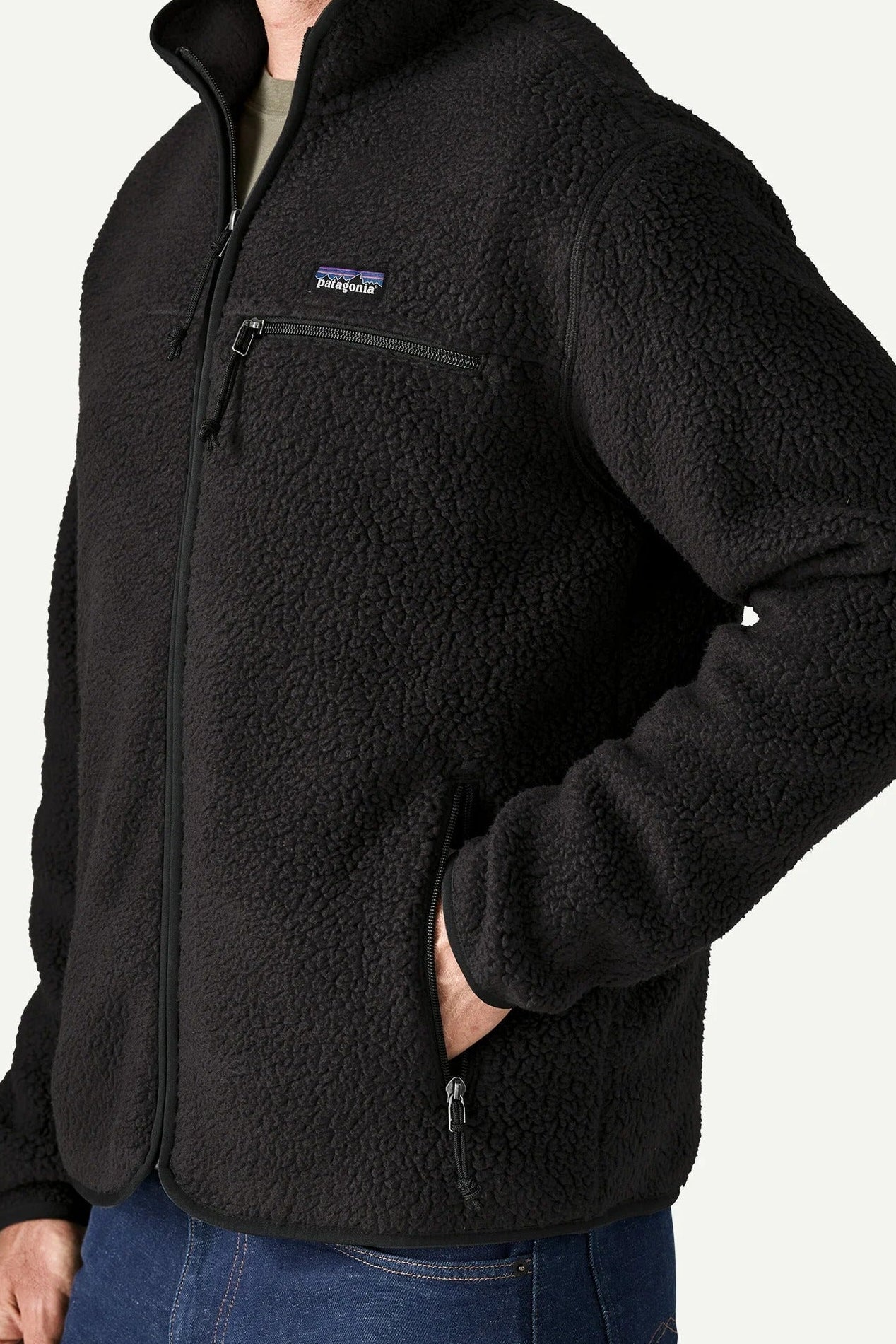 PATAGONIA-Men's Retro Pile Jacket-Black-BACKYARD
