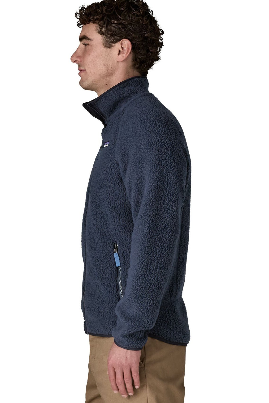 PATAGONIA - Men's Retro Pile Jacket - New Navy Sunken Blue - BACKYARD