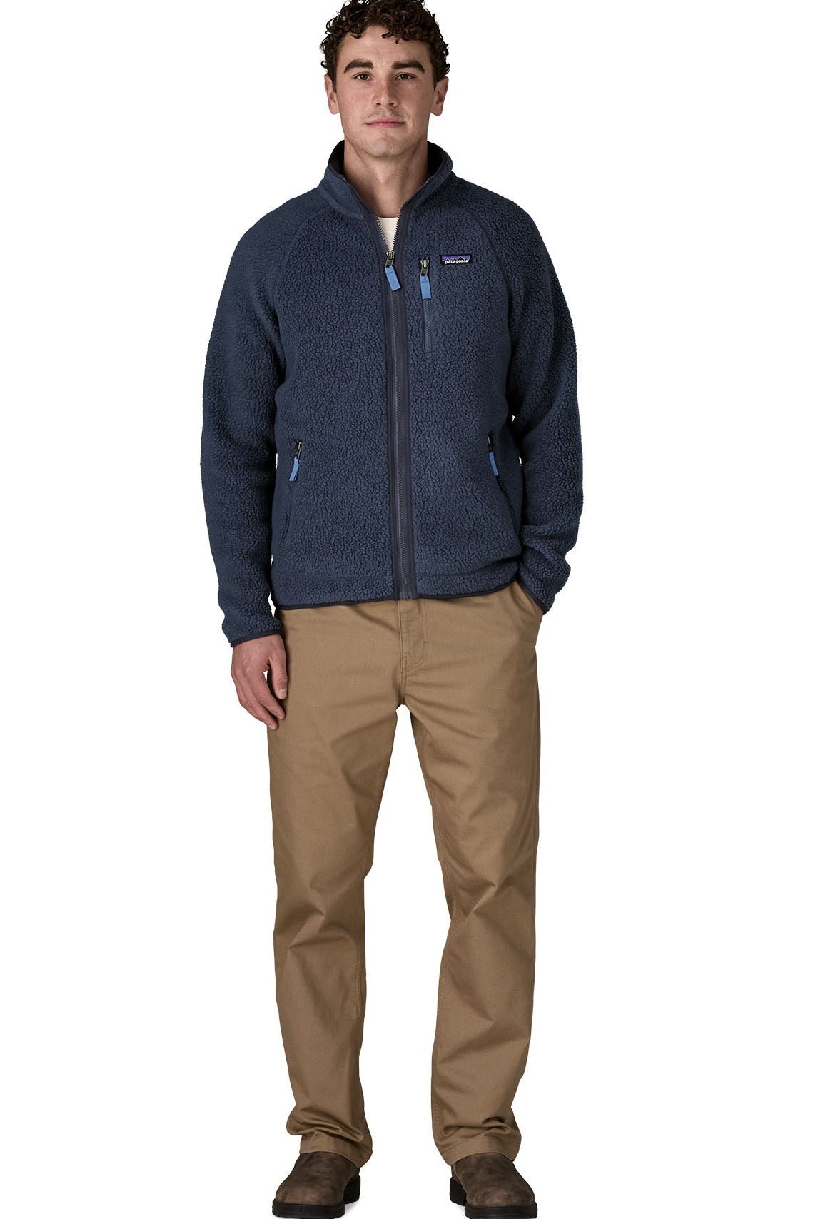 PATAGONIA - Men's Retro Pile Jacket - New Navy Sunken Blue - BACKYARD