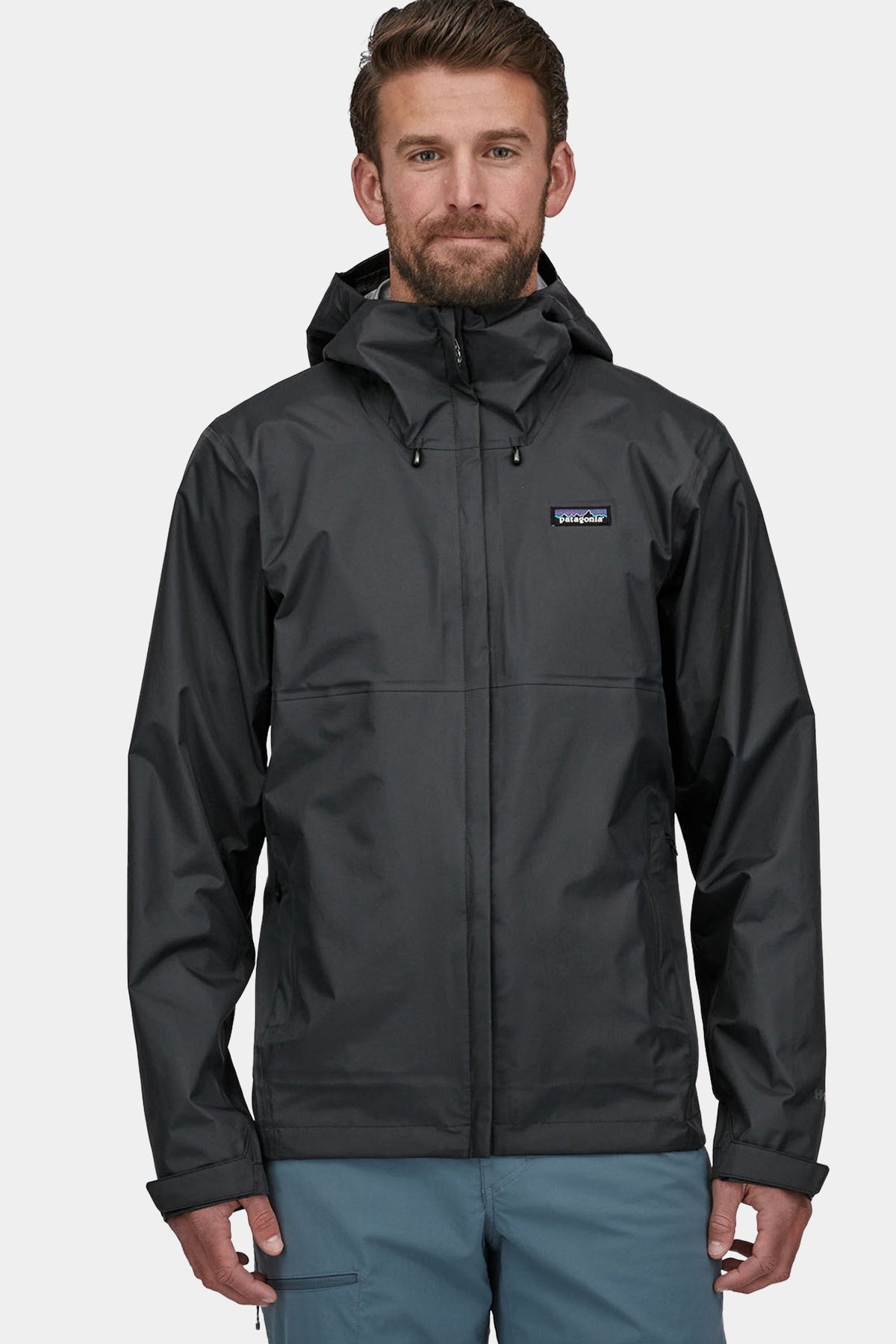 PATAGONIA-Men's Torrentshell 3L Rain Jacket-Black-BACKYARD